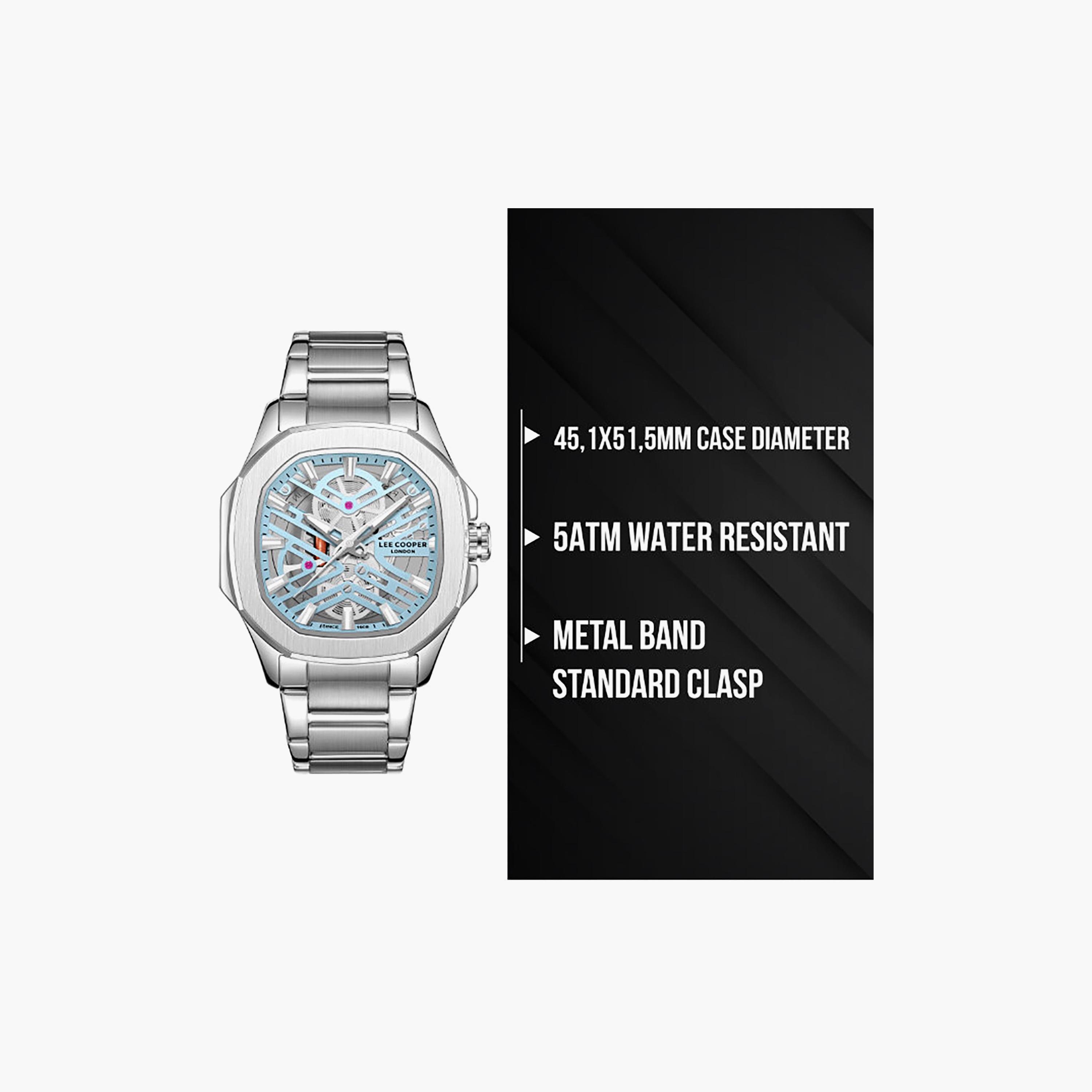 Lee Cooper Men's 45MM Silver Analog Metal Watch | LC08246.300-men-watchesandjewellery-watches-image-9