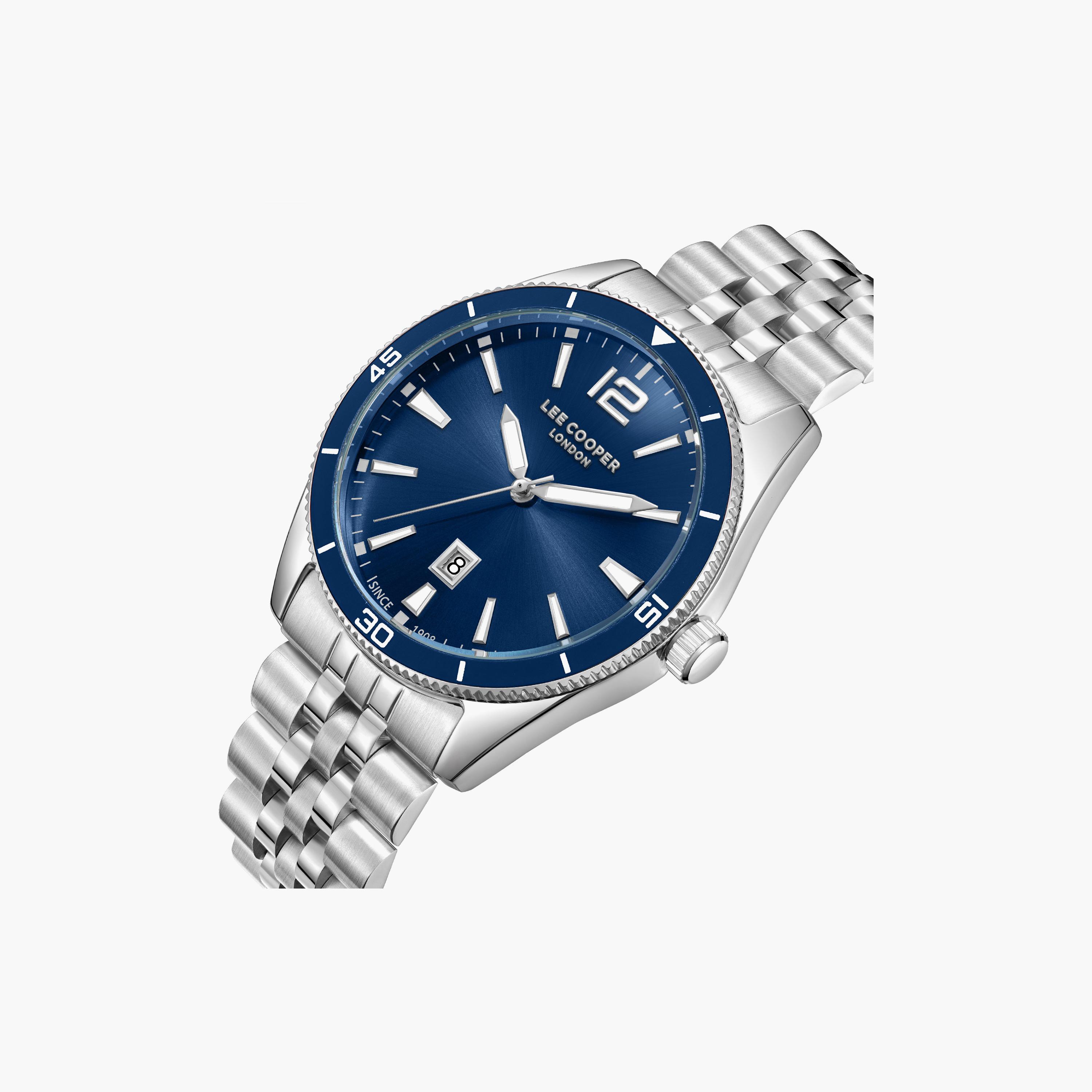 Lee Cooper Men's 42MM Silver Analog Metal Watch | LC08281.390-men-watchesandjewellery-watches-image-3