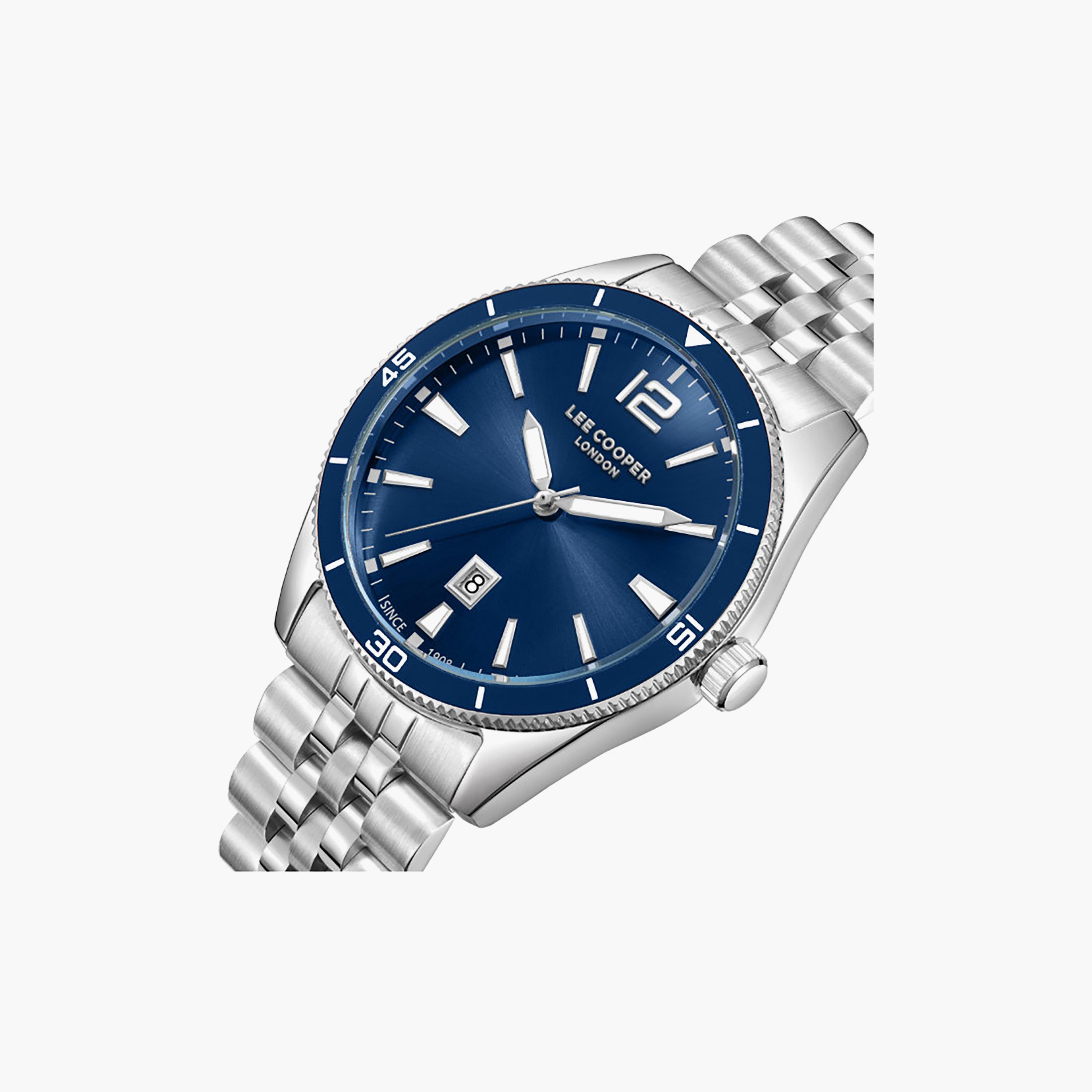 Lee Cooper Men's 42MM Silver Analog Metal Watch | LC08281.390-men-watchesandjewellery-watches-image-6