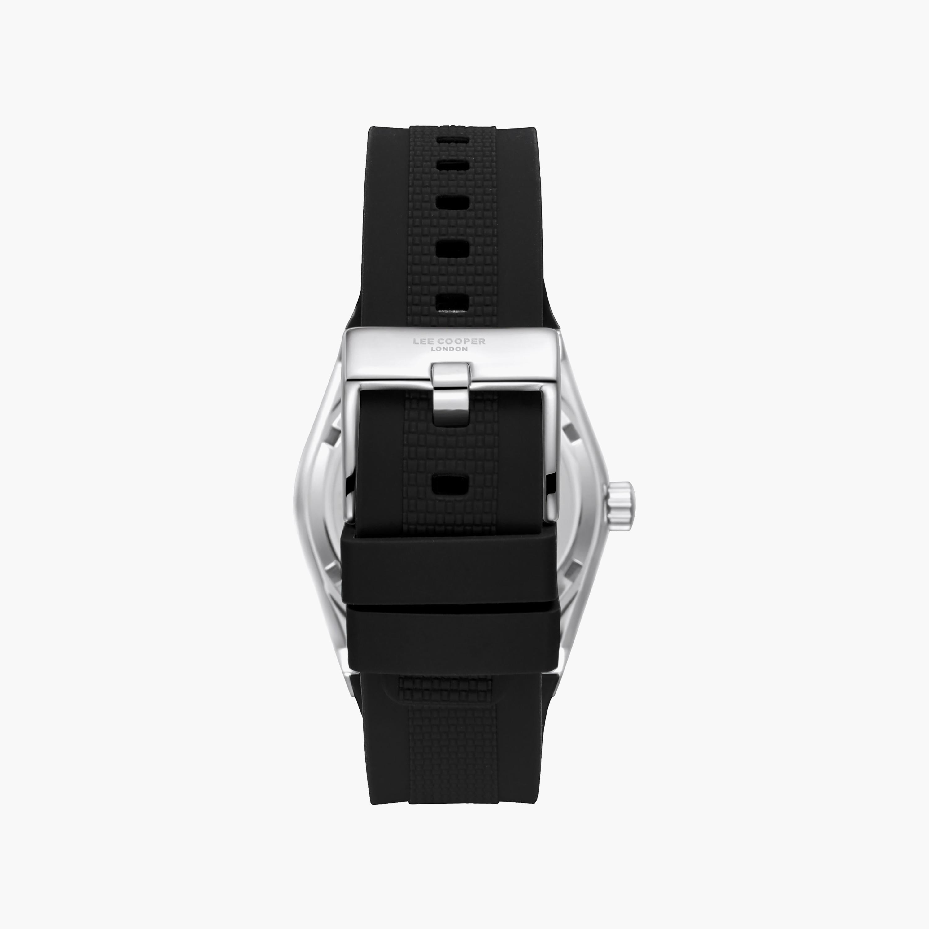 Lee Cooper Men's 40MM Black Analog Silicone Watch | LC08250.351-men-watchesandjewellery-watches-image-5
