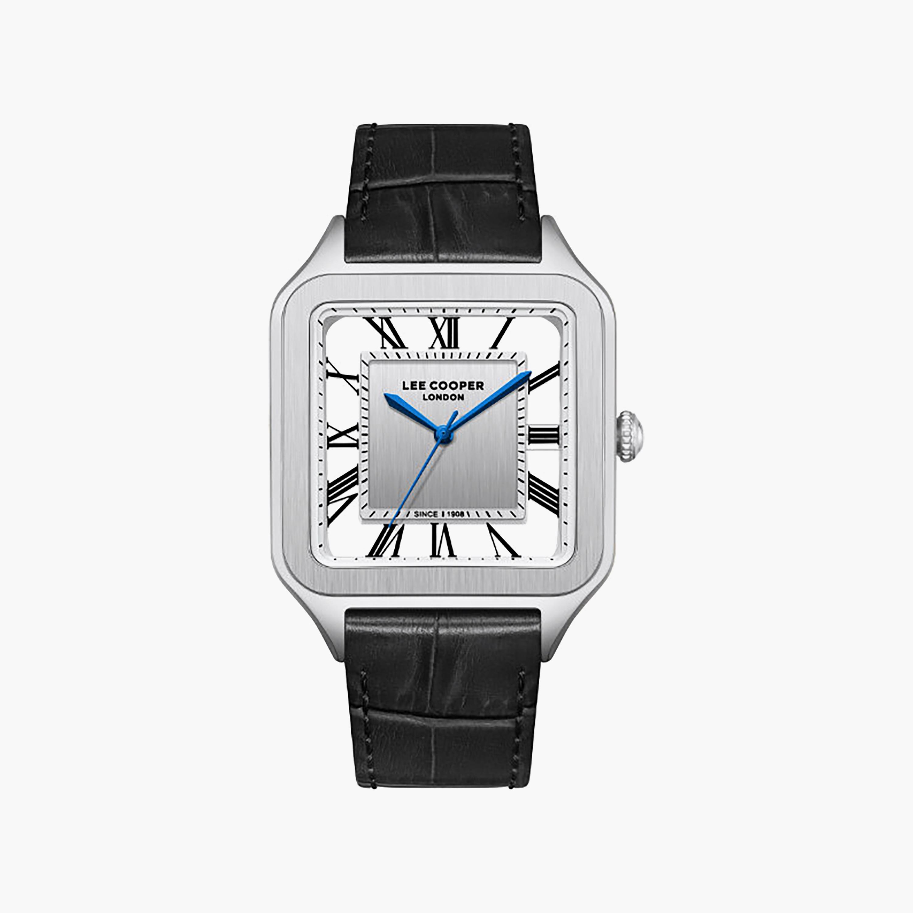 Lee Cooper Men's 39MM Black Analog Leather Watch | LC08277.331-men-watchesandjewellery-watches-image-1