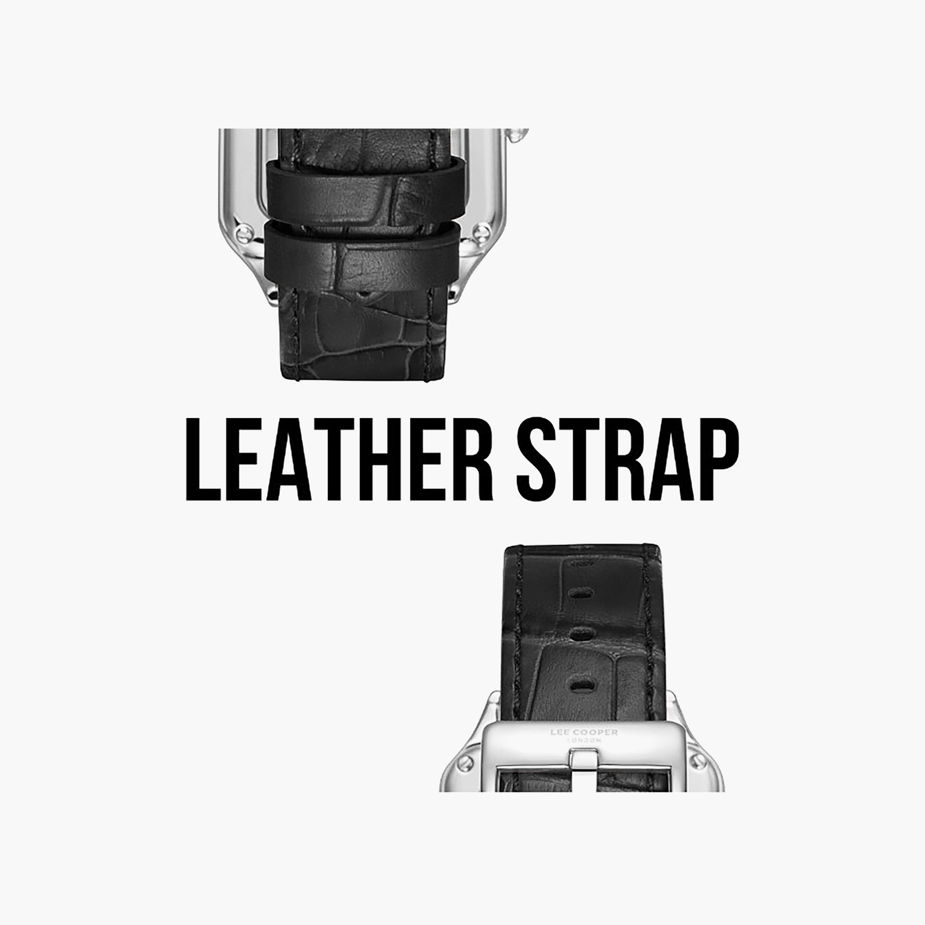 Lee Cooper Men's 39MM Black Analog Leather Watch | LC08277.331-men-watchesandjewellery-watches-image-7