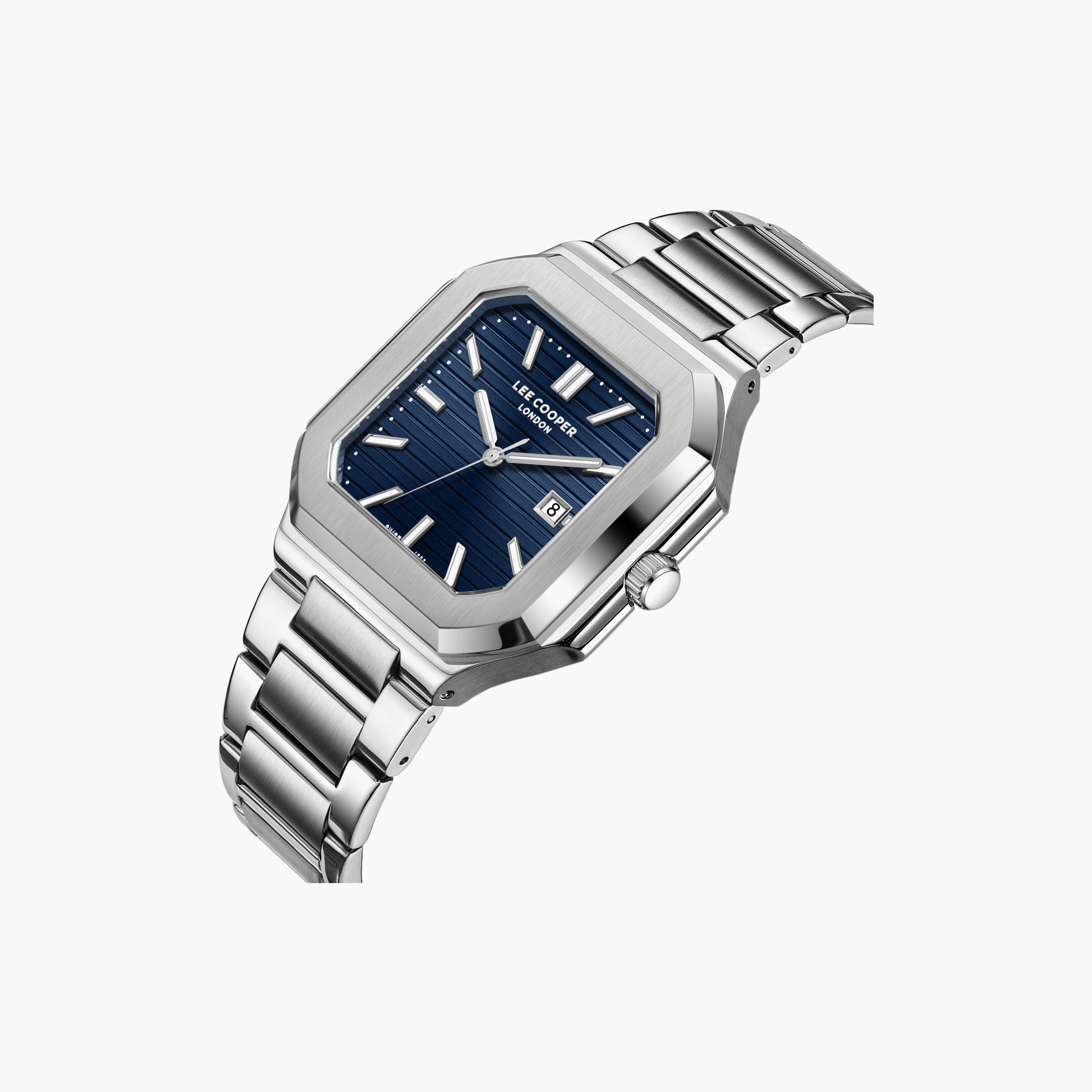 Lee Cooper Men's 38MM Silver Analog Metal Watch | LC08269.390-men-watchesandjewellery-watches-image-3