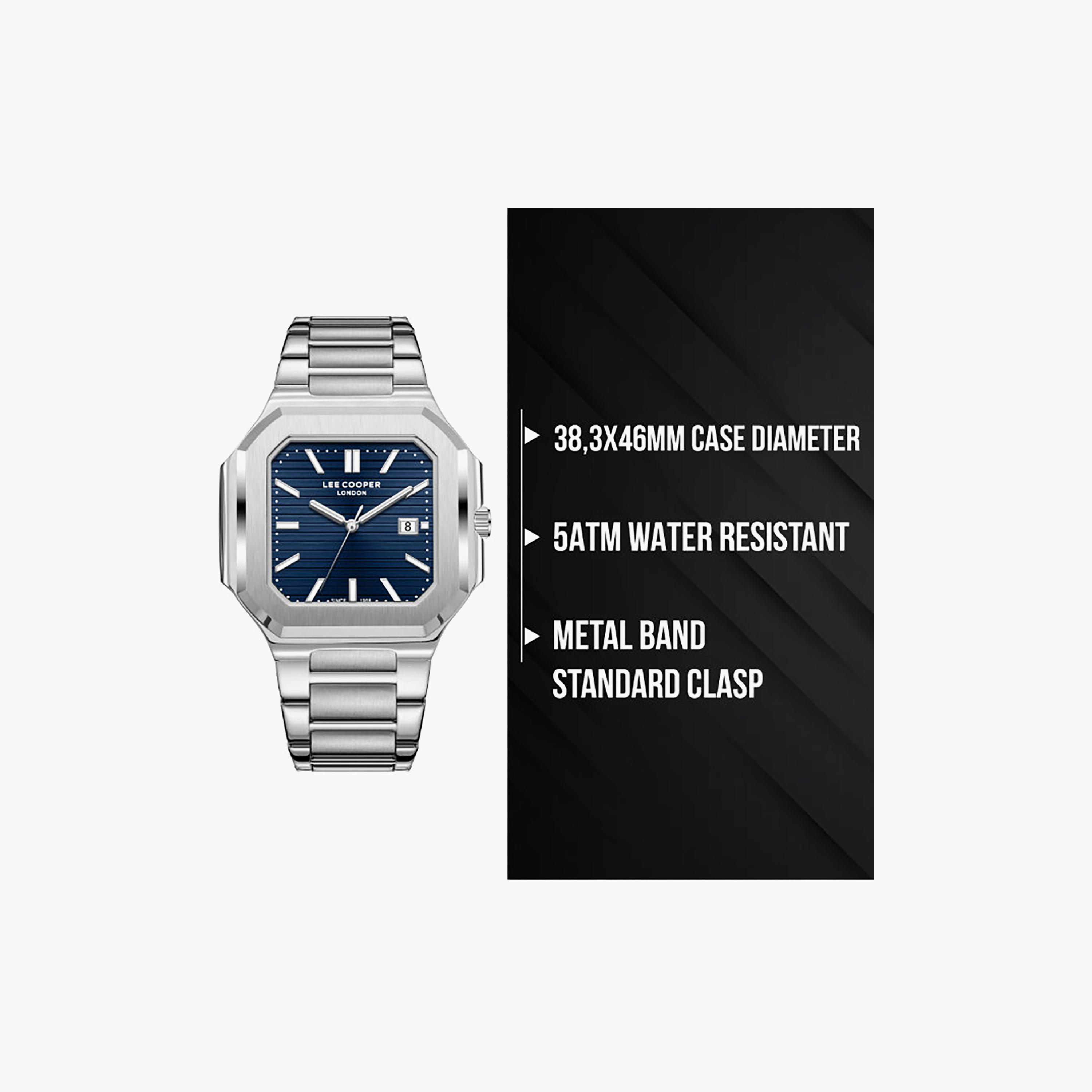 Lee Cooper Men's 38MM Silver Analog Metal Watch | LC08269.390-men-watchesandjewellery-watches-image-9