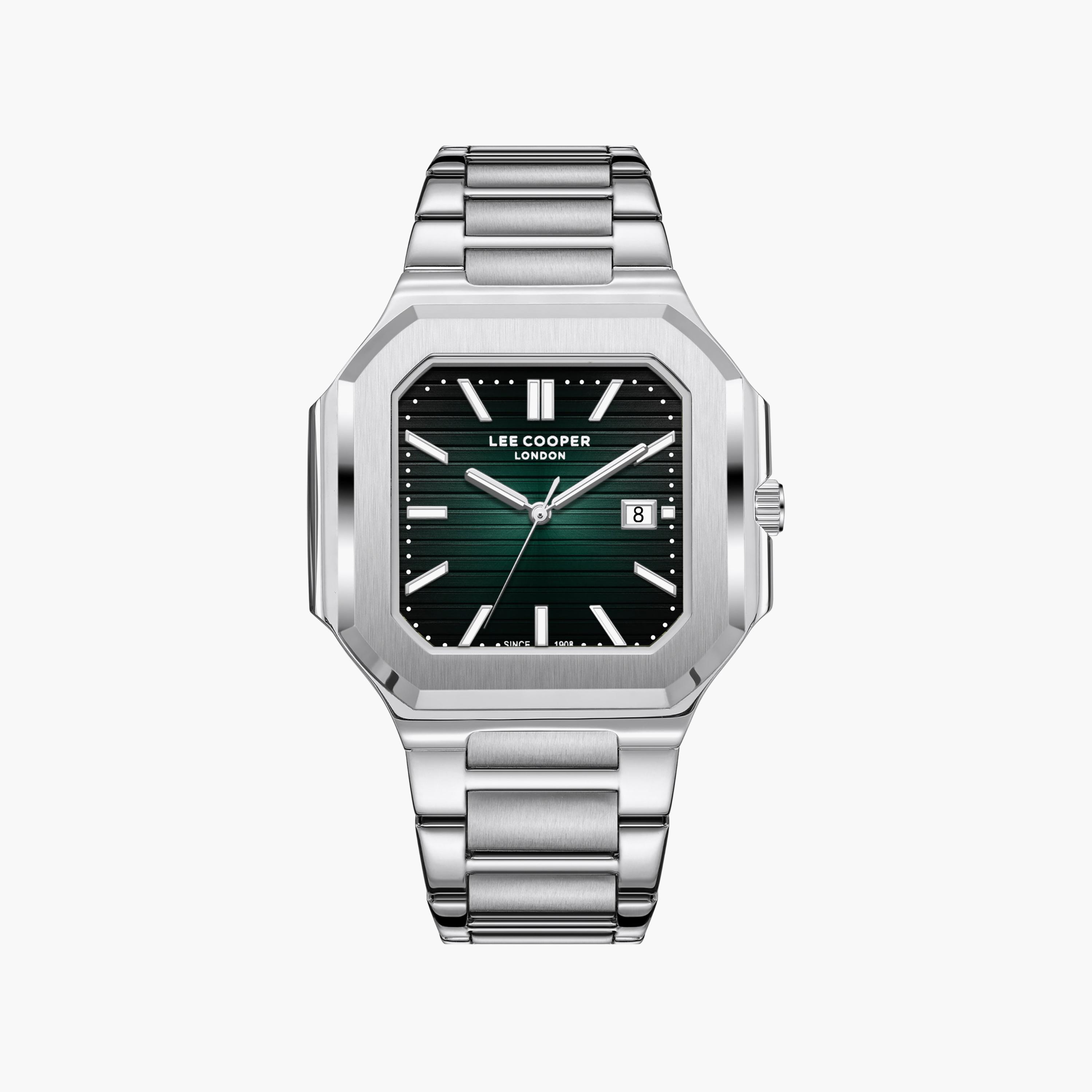 Lee Cooper Men's 38MM Silver Analog Metal Watch | LC08269.370-men-watchesandjewellery-watches-image-1