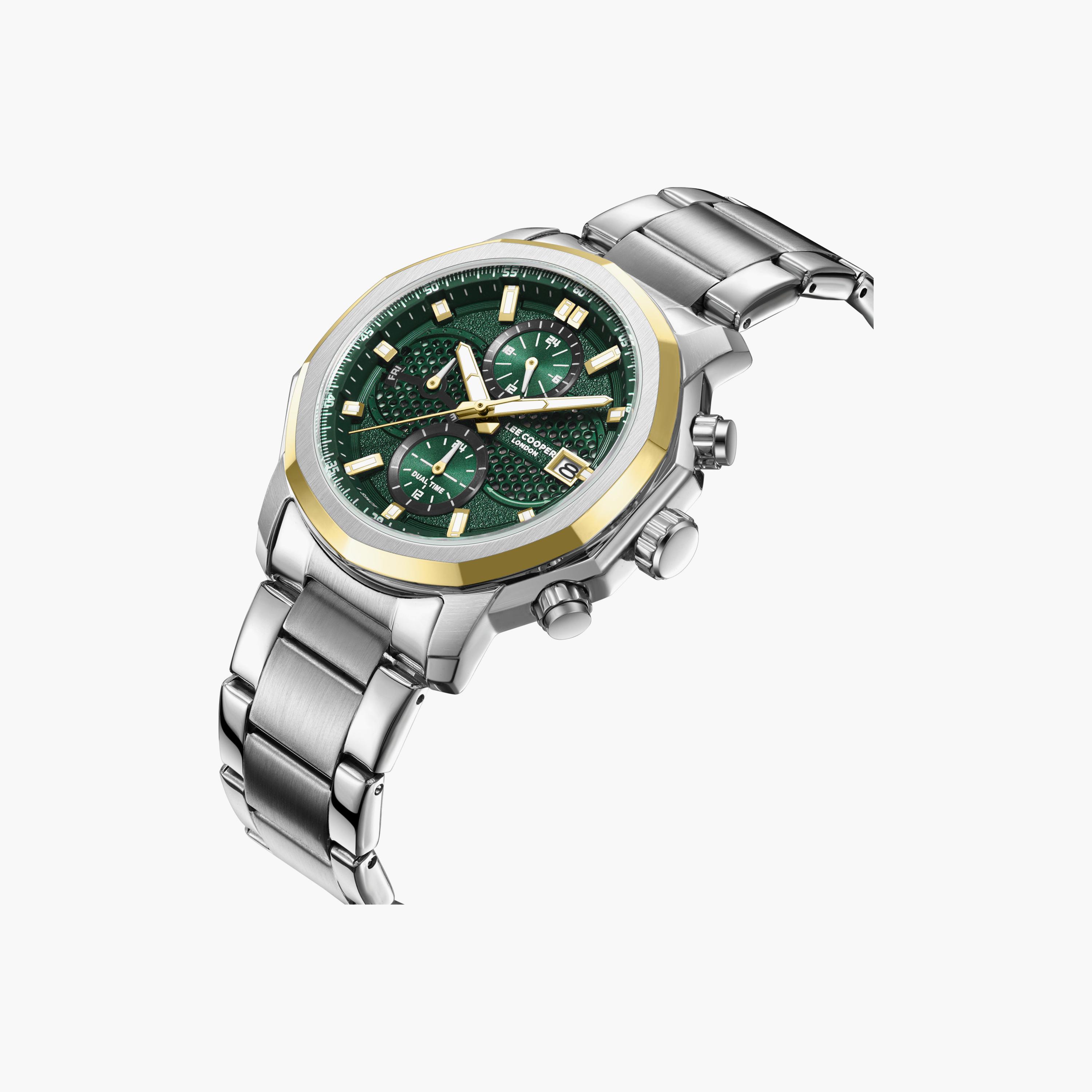 Lee Cooper Men's 43MM Silver Chronograph Metal Watch | LC08256.270-men-watchesandjewellery-watches-image-3