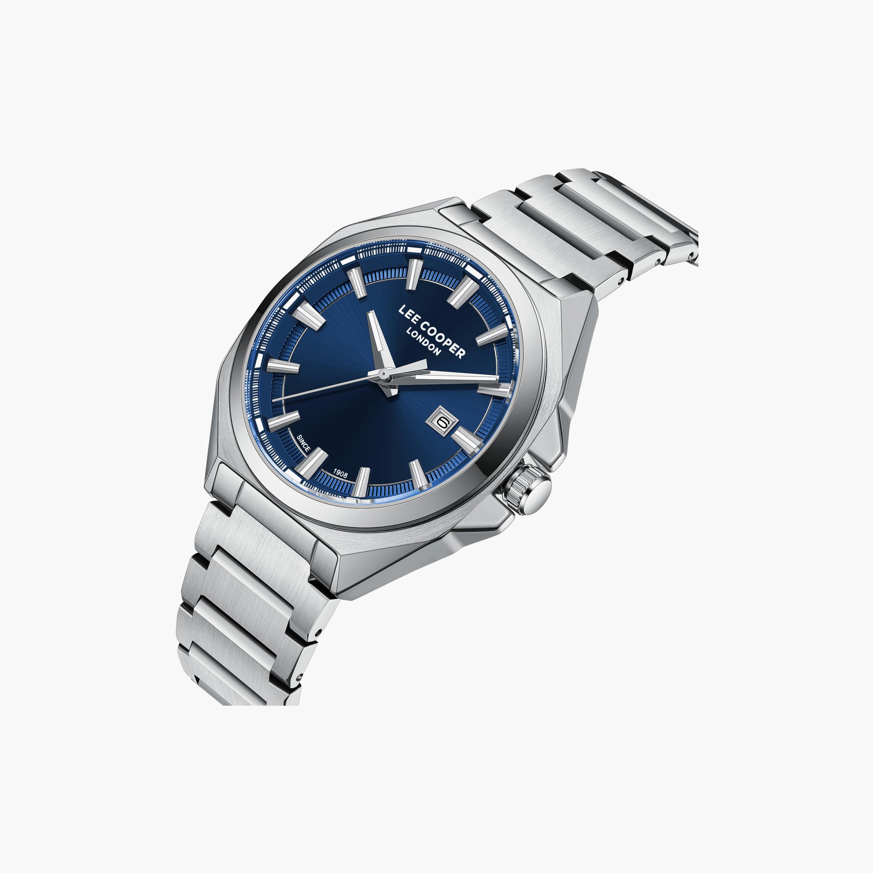 Lee Cooper Men's 42MM Silver Analog Metal Watch | LC08271.390-men-watchesandjewellery-watches-image-3
