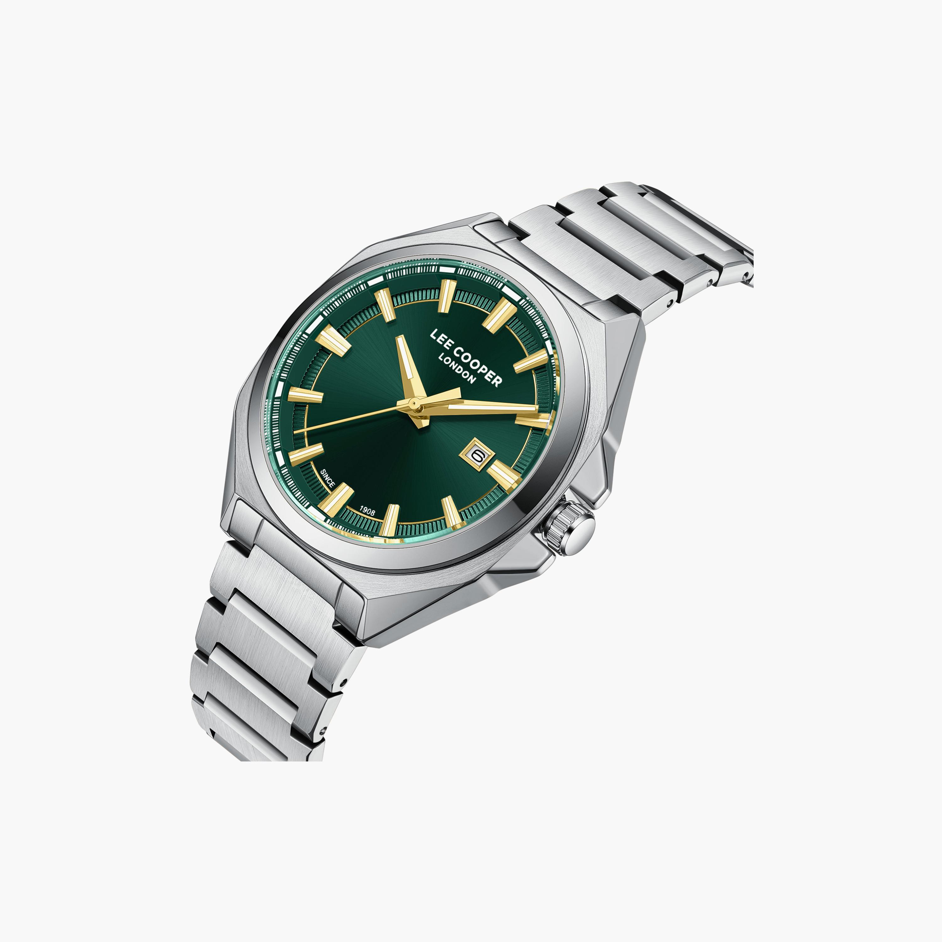 Lee Cooper Men's 42MM Silver Analog Metal Watch | LC08271.370-men-watchesandjewellery-watches-image-3