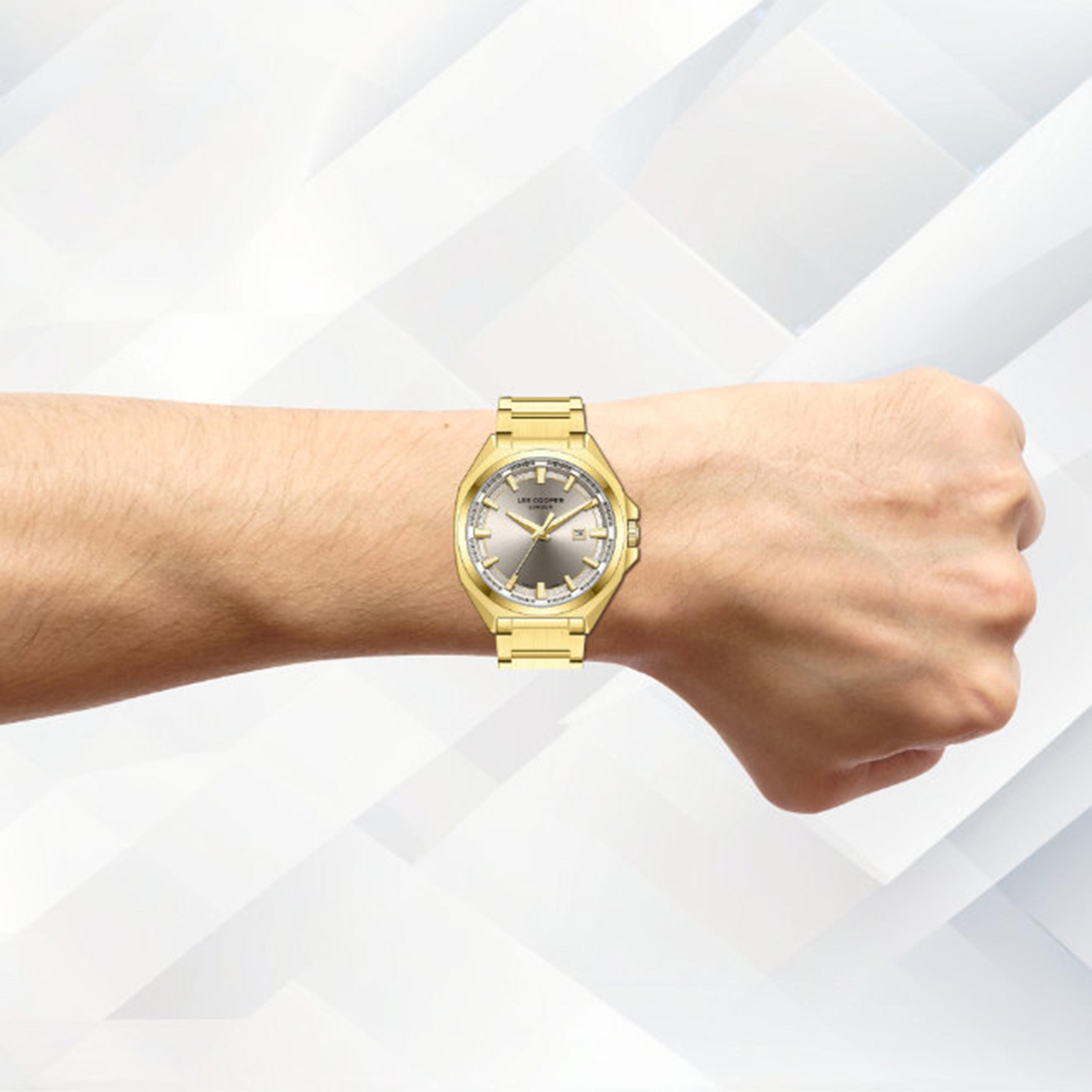 Lee Cooper Men's 42MM Gold Analog Metal Watch | LC08271.160-men-watchesandjewellery-watches-image-10