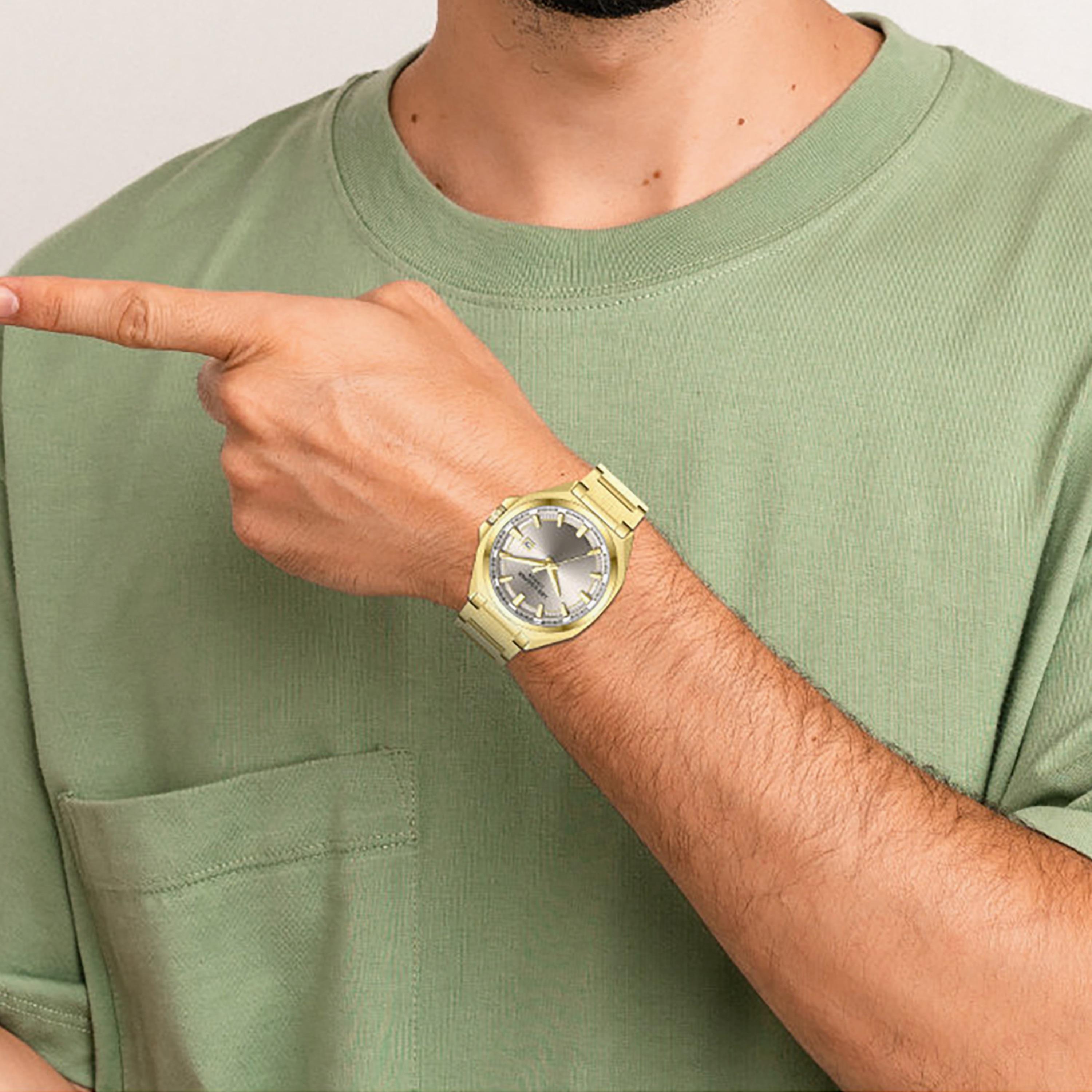 Lee Cooper Men's 42MM Gold Analog Metal Watch | LC08271.160-men-watchesandjewellery-watches-image-2