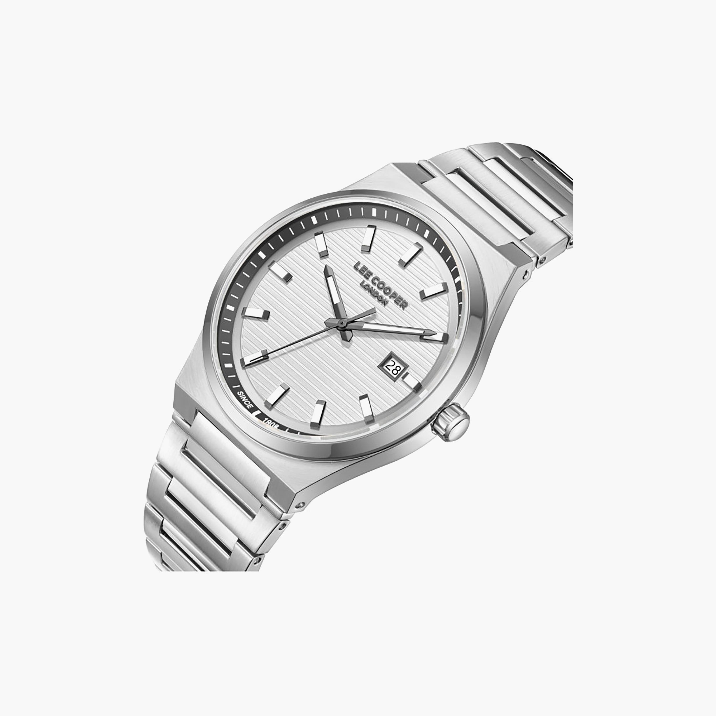 Lee Cooper Men's 41MM Silver Analog Metal Watch | LC08288.330-men-watchesandjewellery-watches-image-6