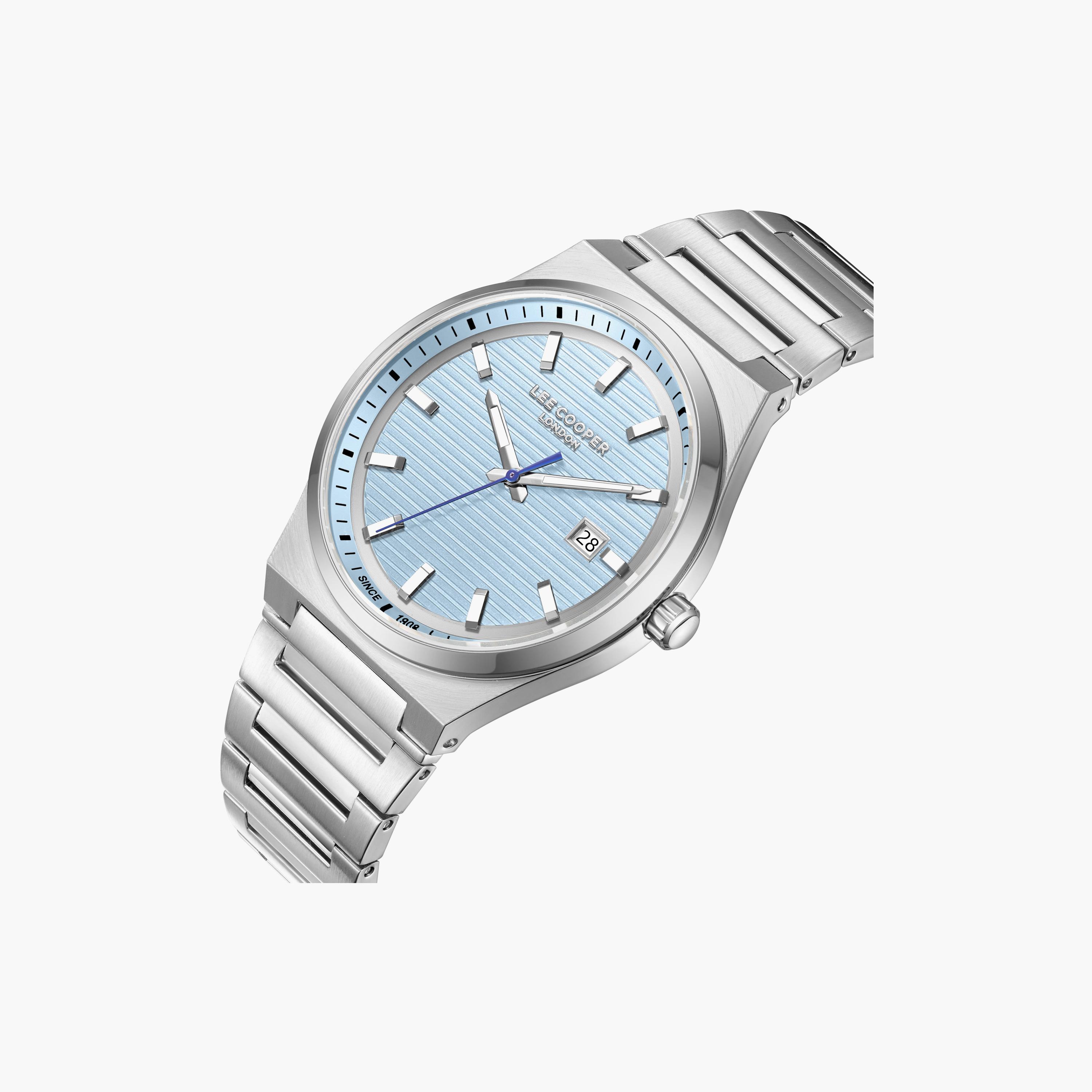 Lee Cooper Men's 41MM Silver Analog Metal Watch | LC08288.300-men-watchesandjewellery-watches-image-3