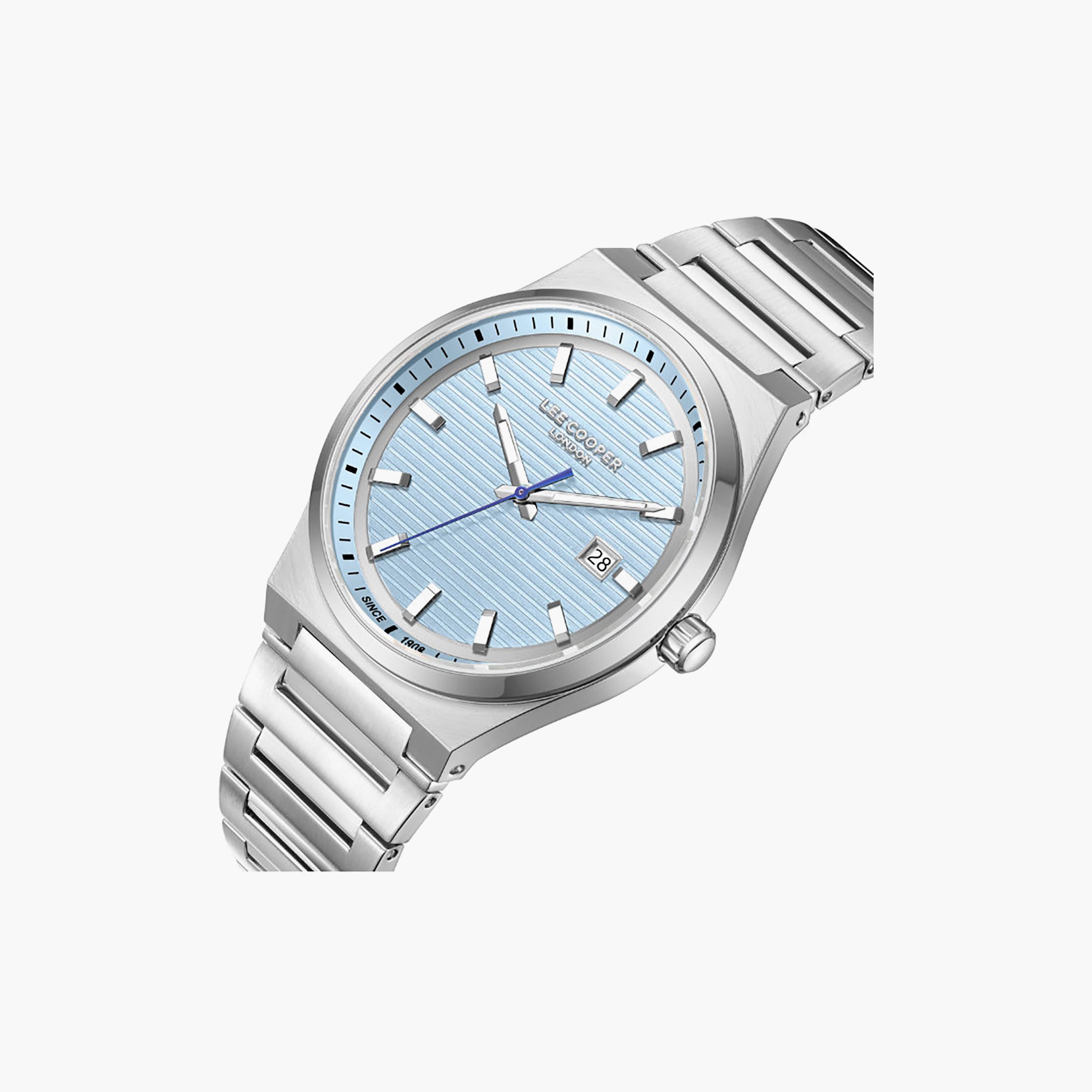 Lee Cooper Men's 41MM Silver Analog Metal Watch | LC08288.300-men-watchesandjewellery-watches-image-6