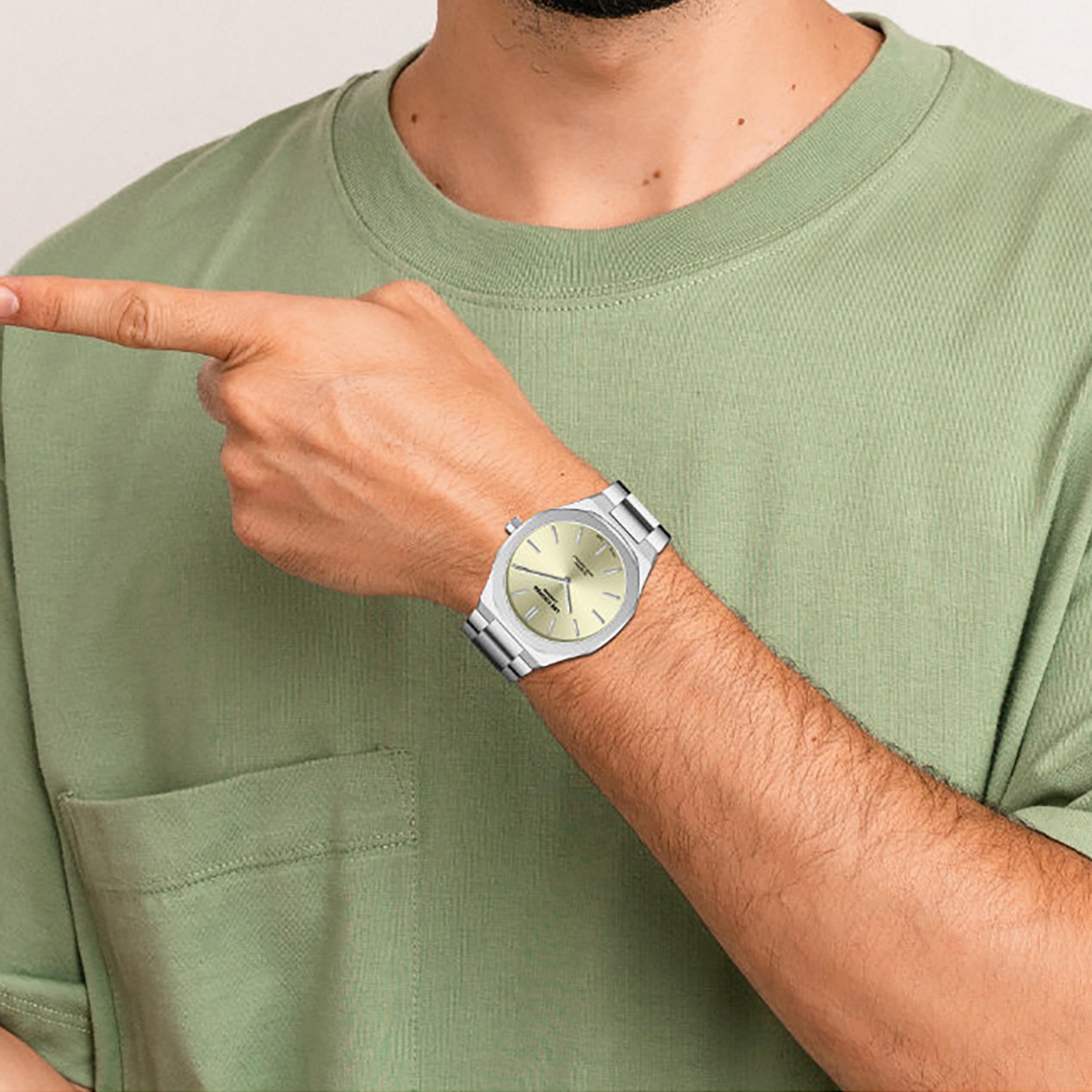 Lee Cooper Men's 41MM Silver Analog Metal Watch | LC08275.310-men-watchesandjewellery-watches-image-2