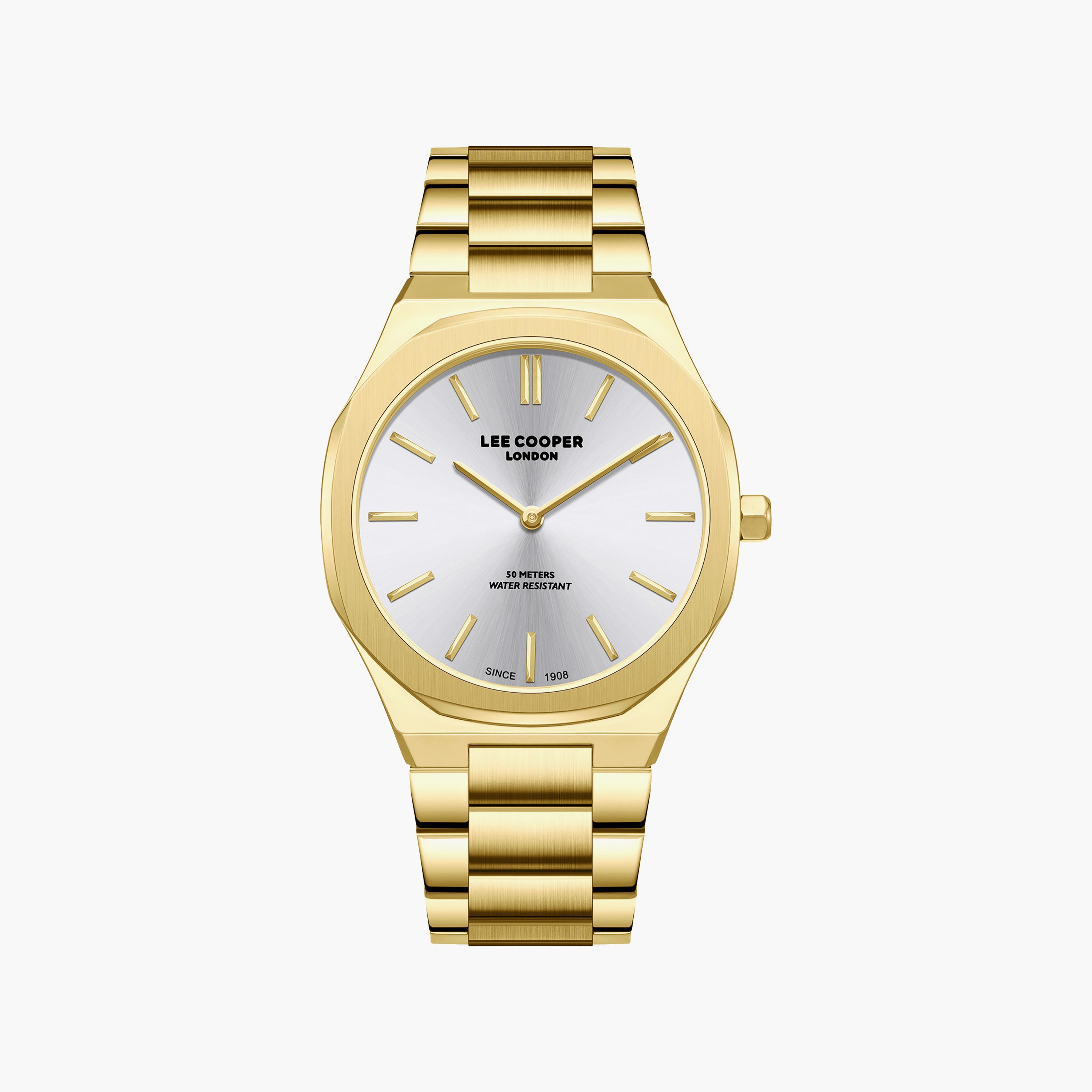 Lee Cooper Men's 41MM Gold Analog Metal Watch | LC08275.130-men-watchesandjewellery-watches-image-1