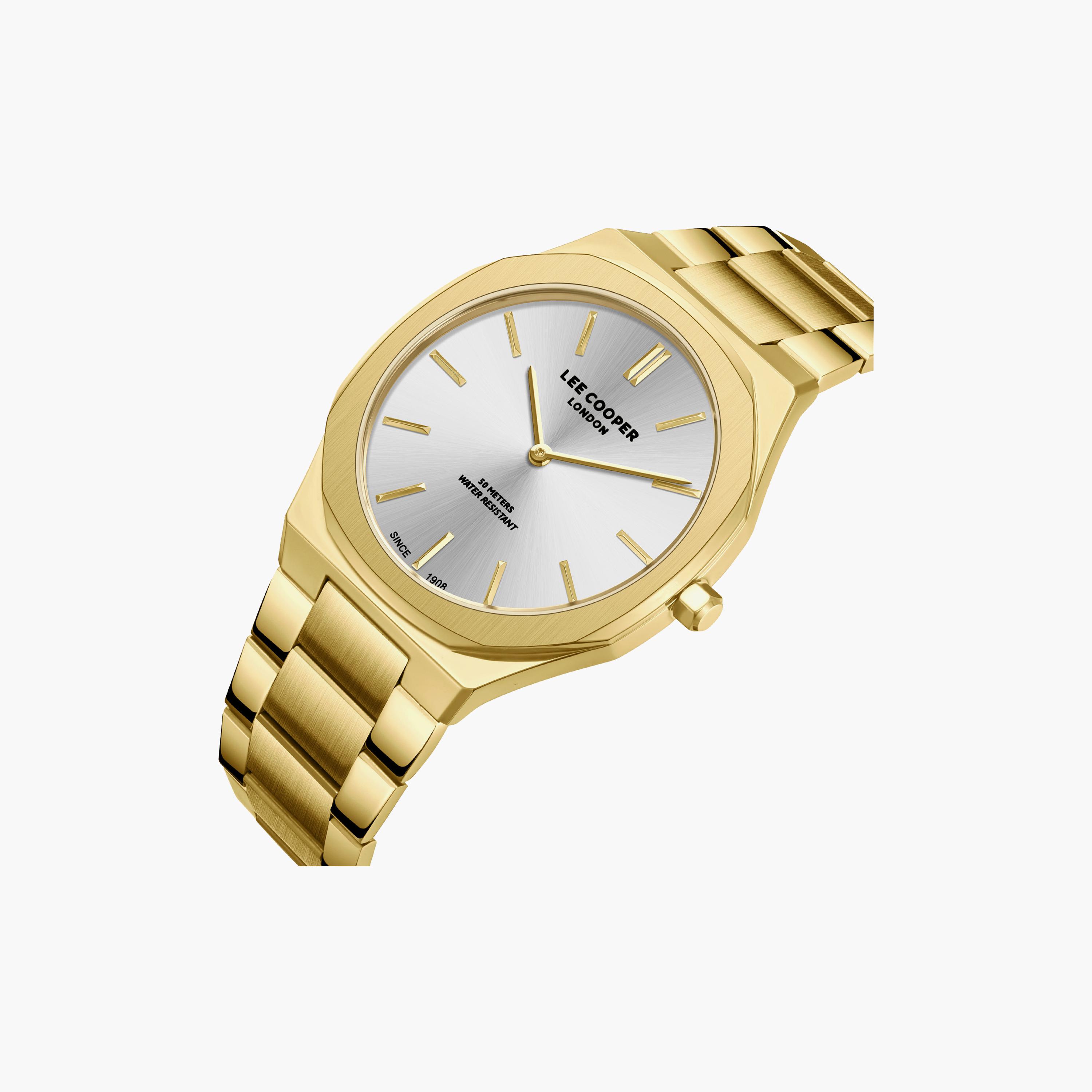 Lee Cooper Men's 41MM Gold Analog Metal Watch | LC08275.130-men-watchesandjewellery-watches-image-3
