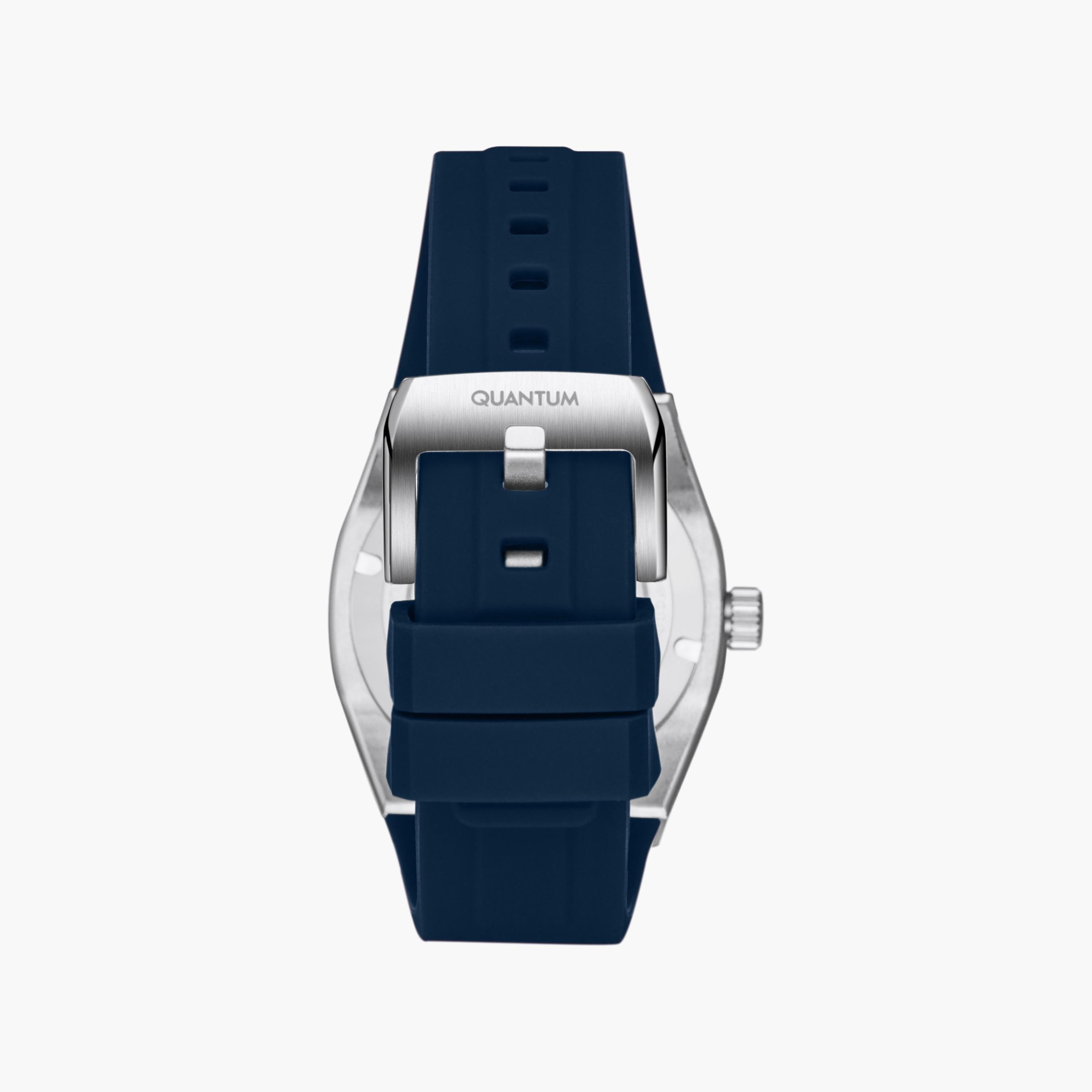 ساعة كوانتوم رجالية مقاس 43 مم، لون أزرق، تناظرية، مصنوعة من السيليكون | BAR1213.399-men-watchesandjewellery-watches-image-5