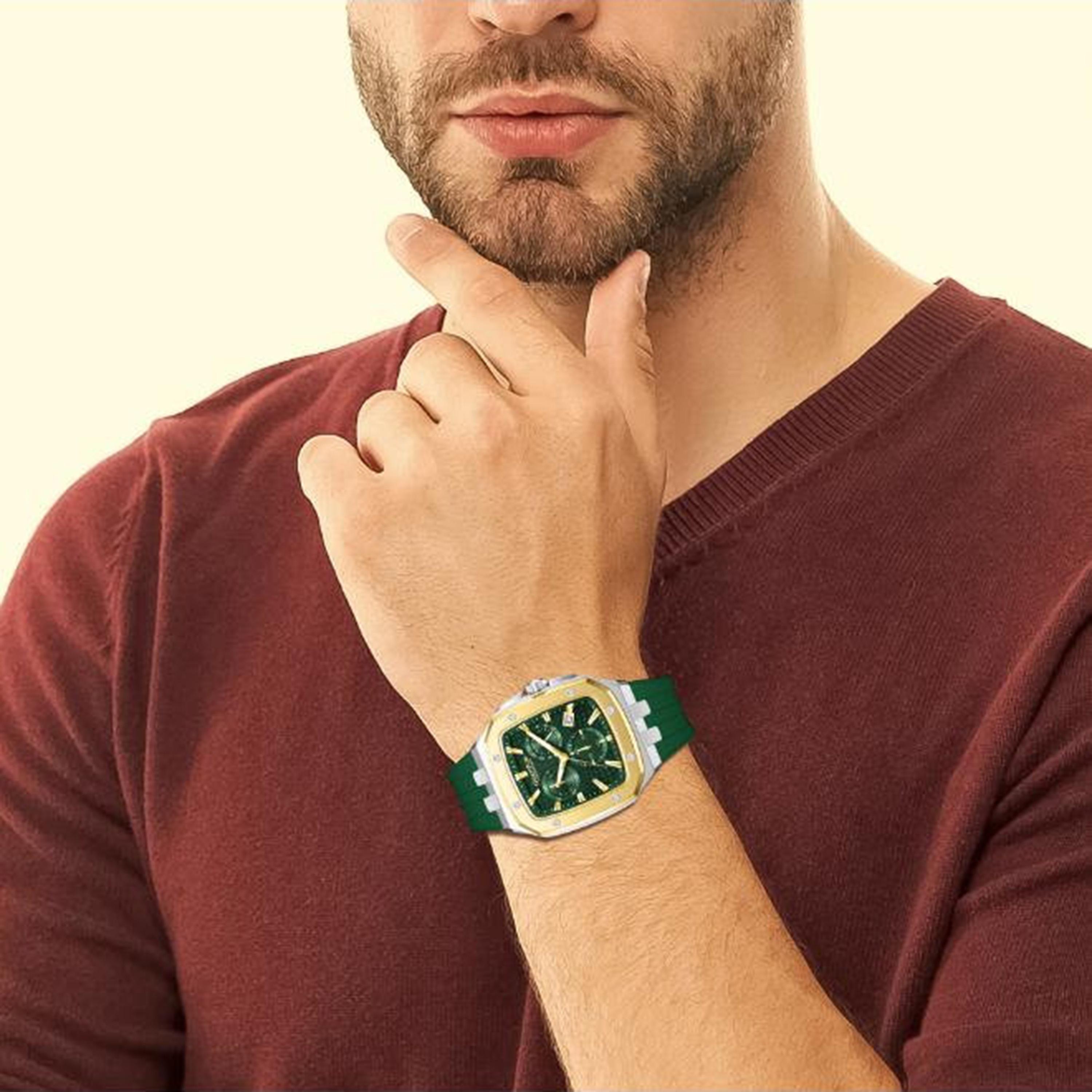 Quantum Men's 44MM Green Analog Silicone Watch | HNG1033.275-men-watchesandjewellery-watches-image-8