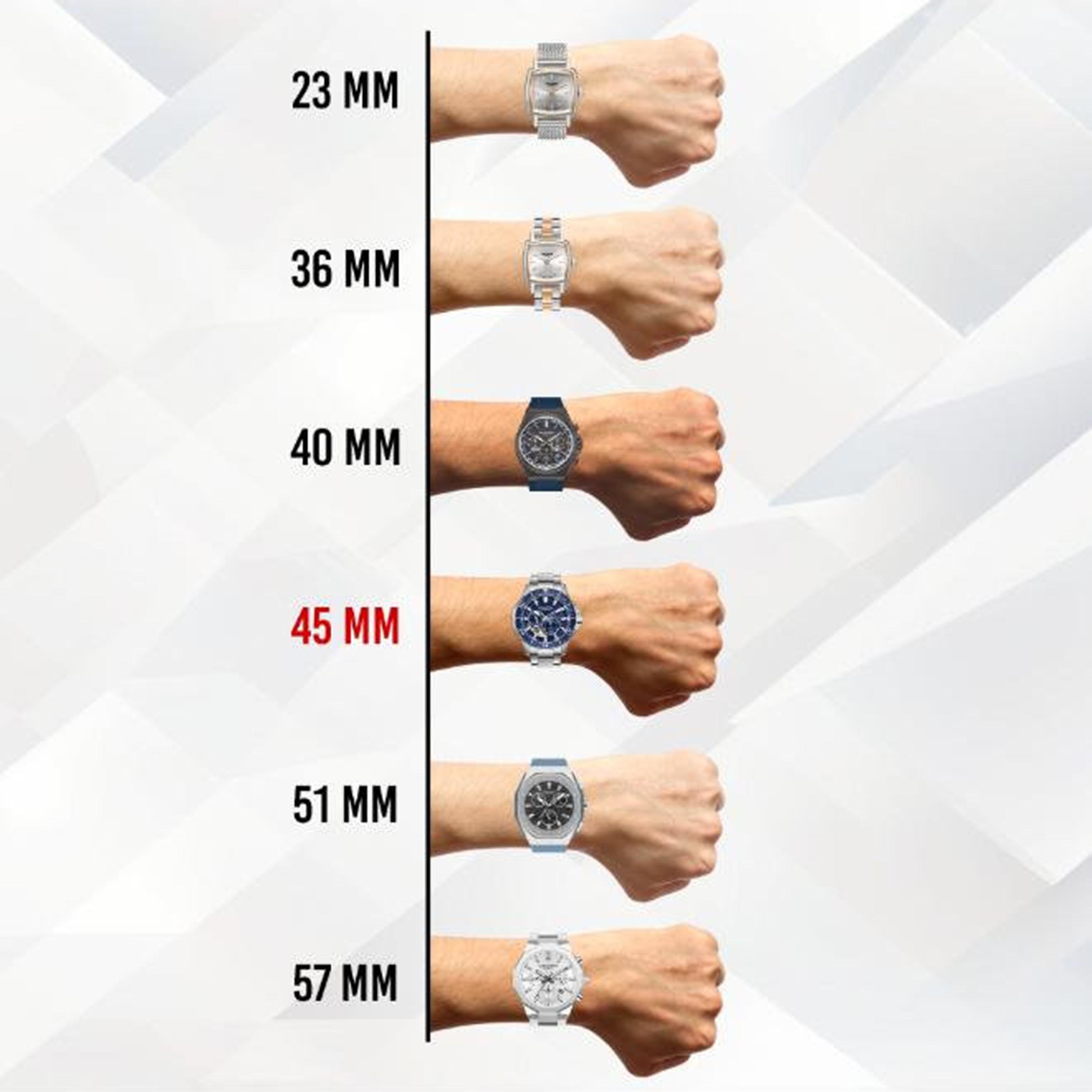 ساعة أنالوج معدن باللون الفضي 43.5 مم للرجال من كوانتوم | QMG1188.390-men-watchesandjewellery-watches-image-10