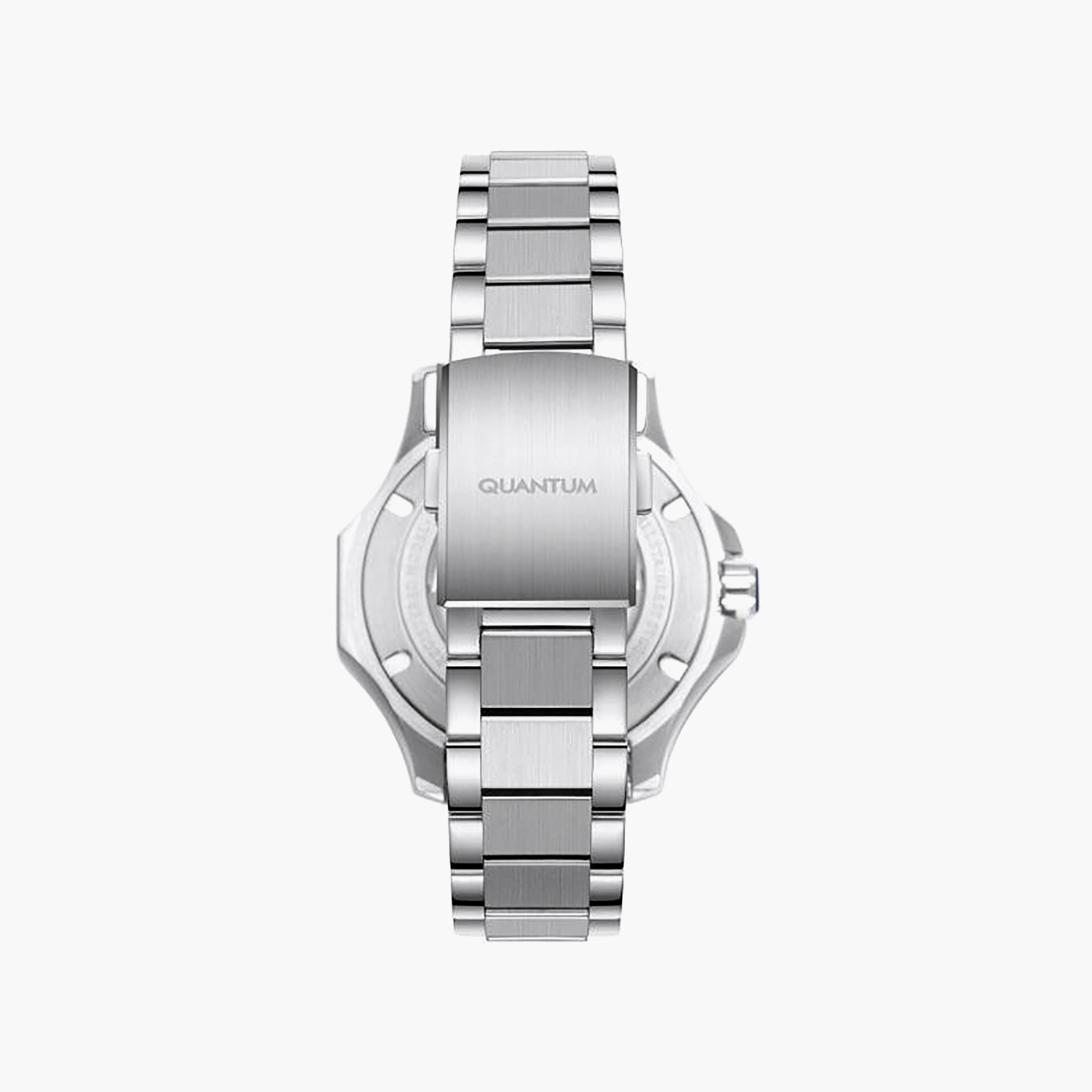 ساعة أنالوج معدن باللون الفضي 43.5 مم للرجال من كوانتوم | QMG1188.390-men-watchesandjewellery-watches-image-5