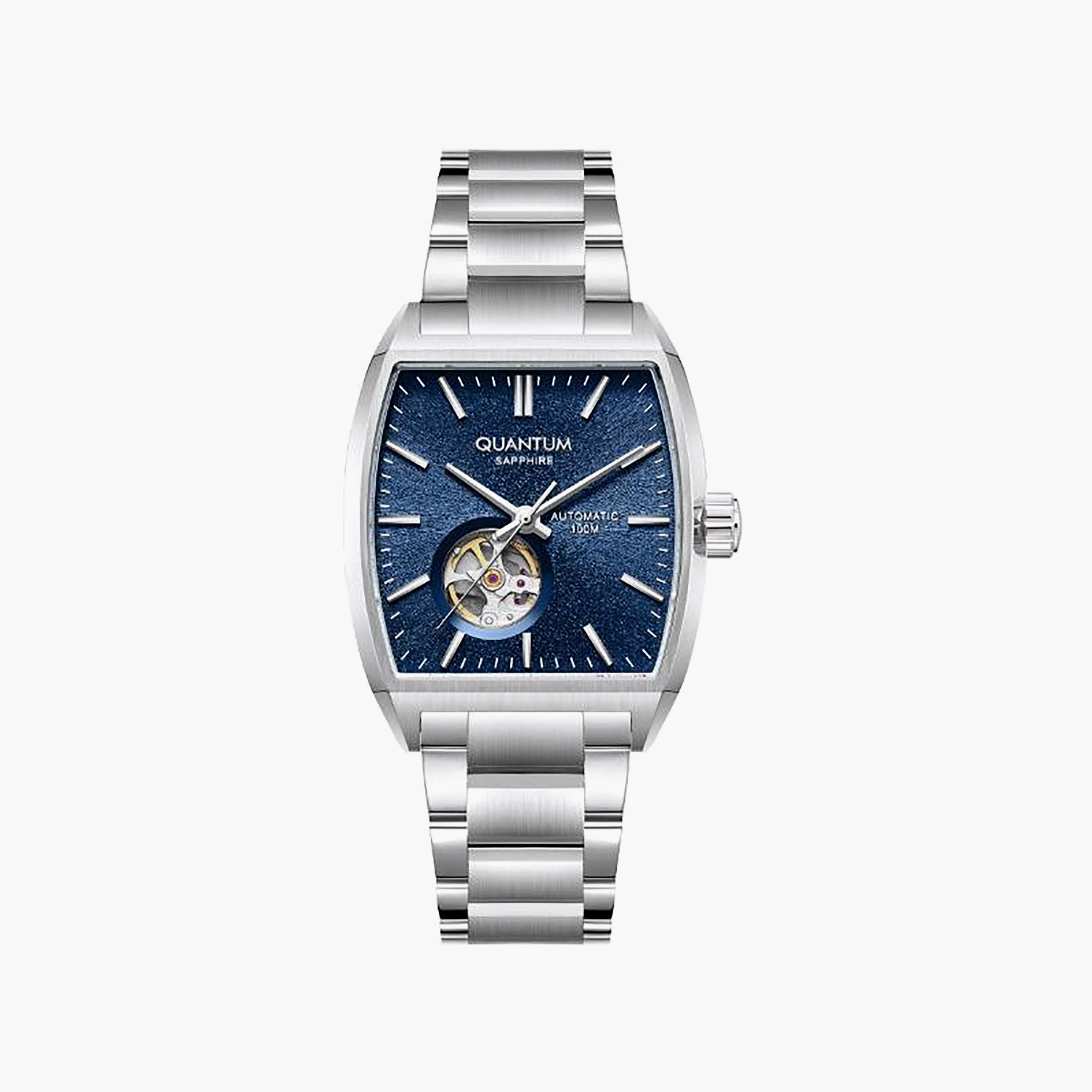 Quantum Men's 38MM Silver Analog Metal Watch | QMG1226.390-men-watchesandjewellery-watches-image-1
