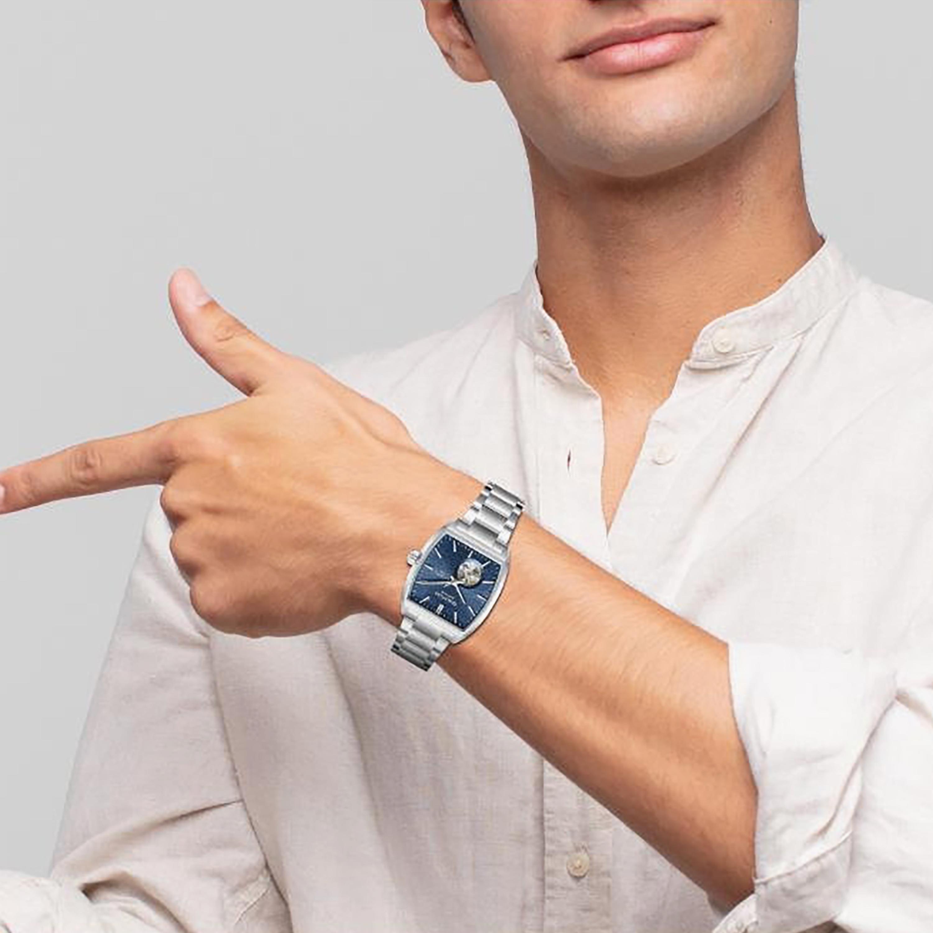 Quantum Men's 38MM Silver Analog Metal Watch | QMG1226.390-men-watchesandjewellery-watches-image-2