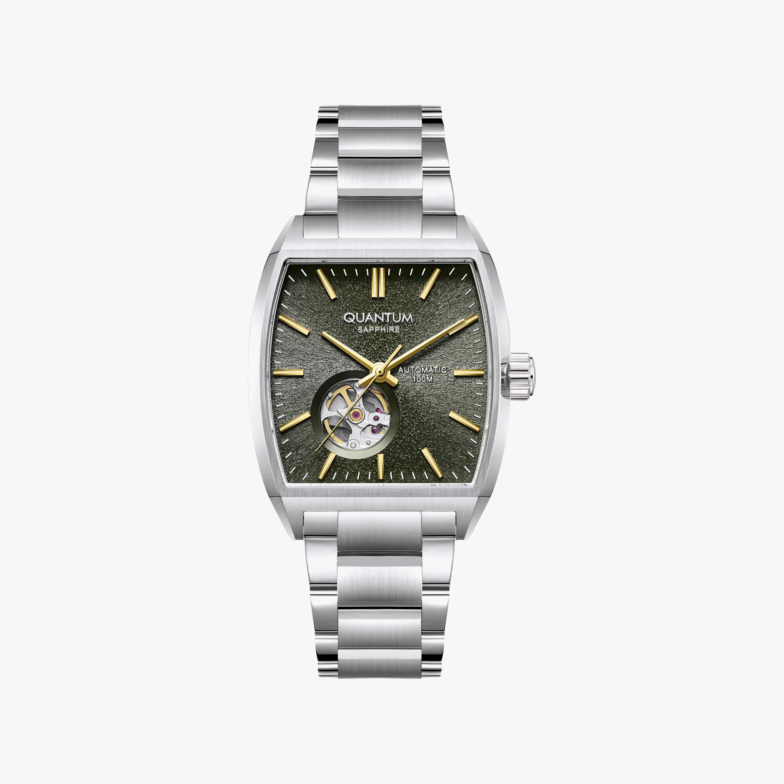 Quantum Men's 38MM Silver Analog Metal Watch | QMG1226.370-men-watchesandjewellery-watches-image-1