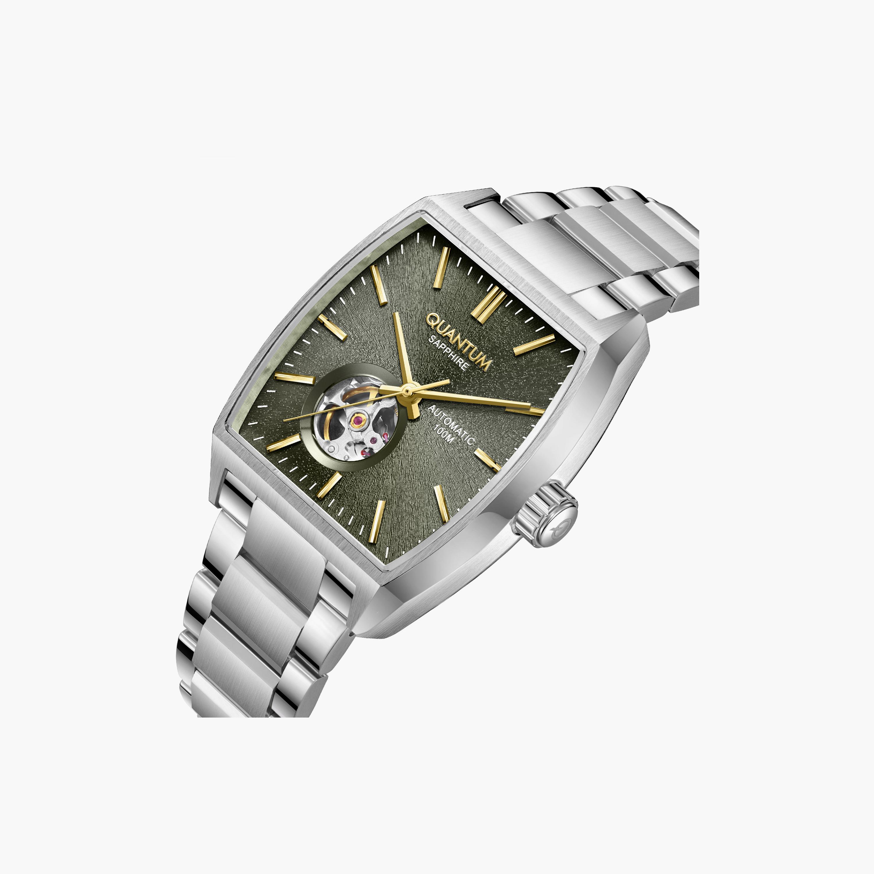 Quantum Men's 38MM Silver Analog Metal Watch | QMG1226.370-men-watchesandjewellery-watches-image-2