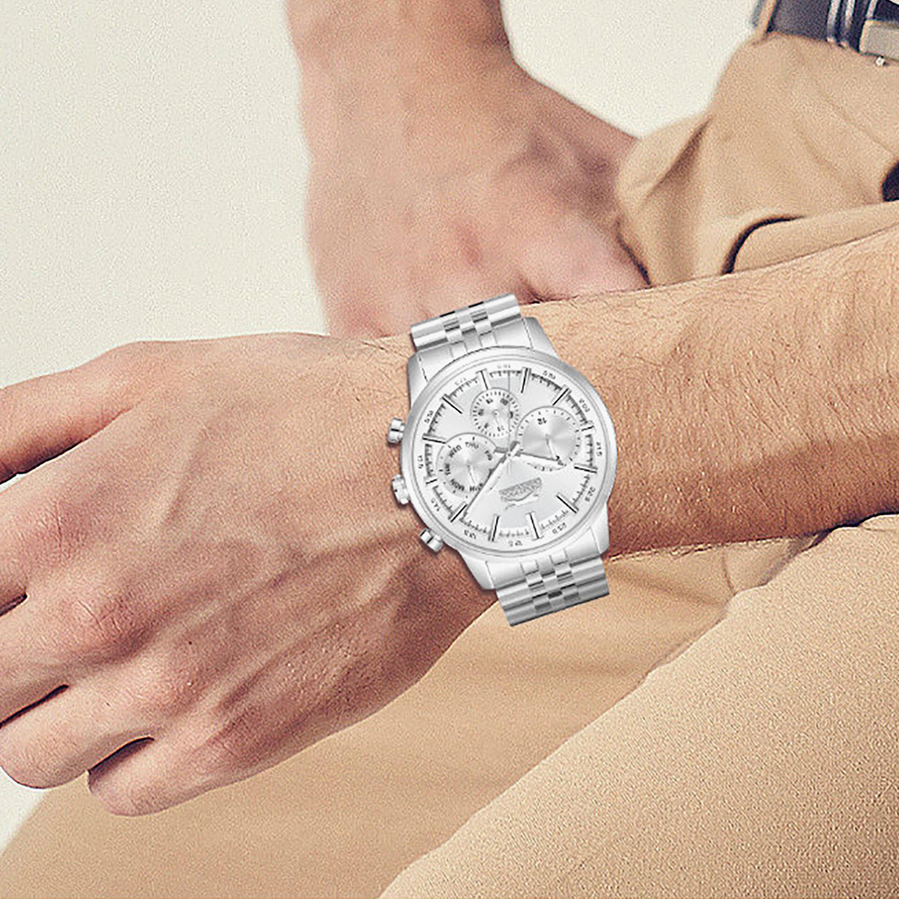 Slazenger Men's 43MM Silver Chronograph Metal Watch | SL.9.2453.2.01-men-watchesandjewellery-watches-image-9