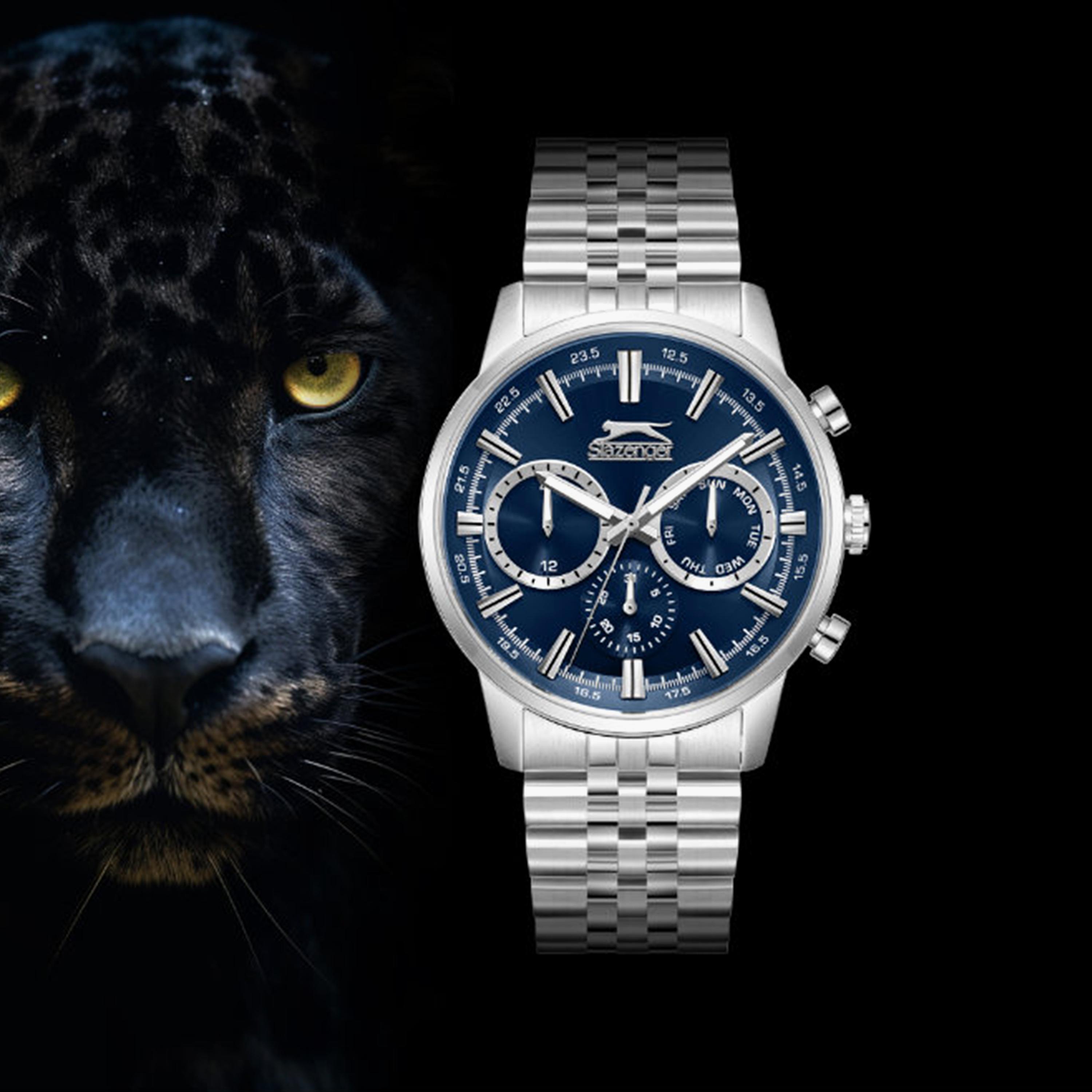 ساعة كرونوغراف معدن باللون الفضي 43 مم للرجال من سلازينجر | SL.9.2453.2.03-men-watchesandjewellery-watches-image-8