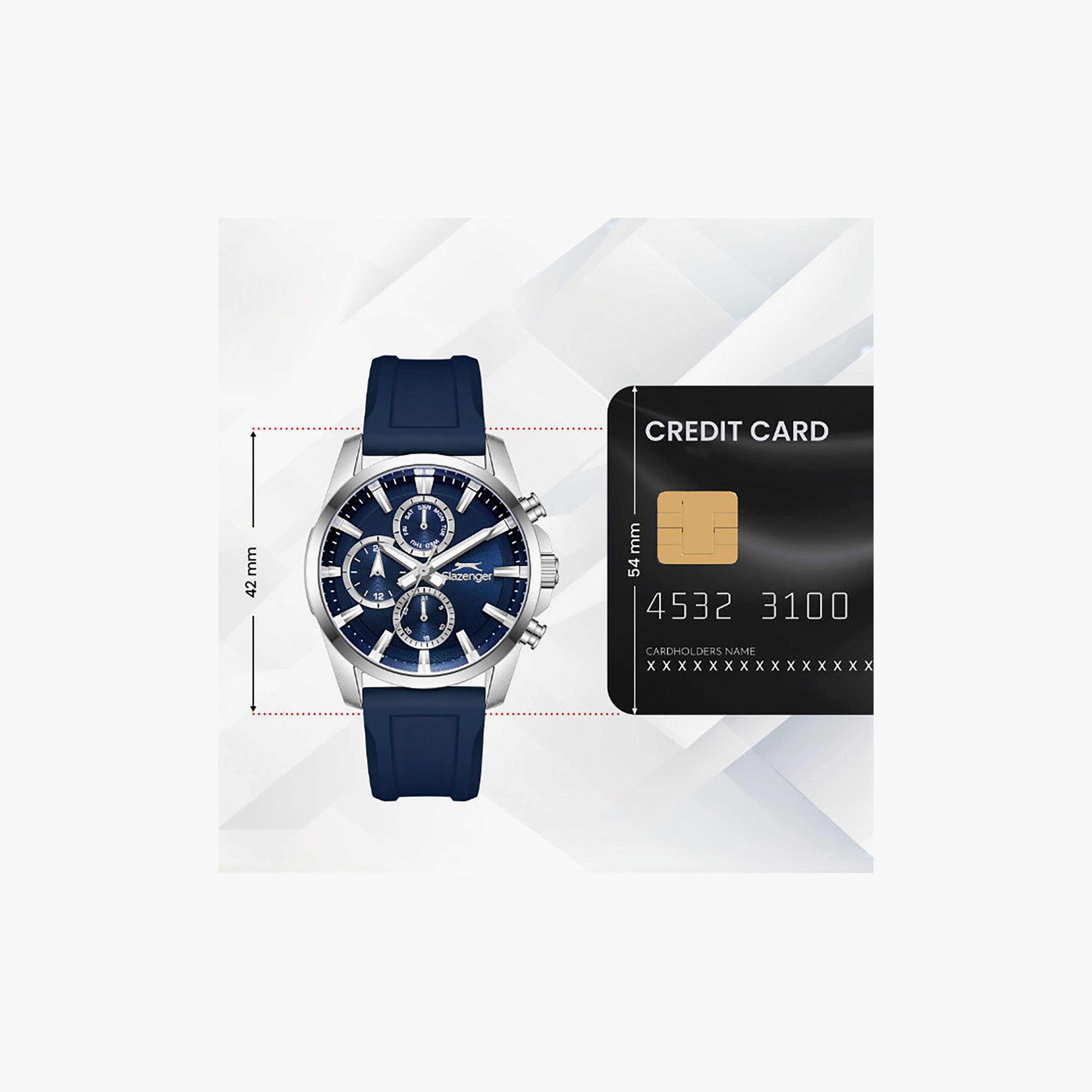 Slazenger Men's 42MM Blue Chronograph Silicone Watch | SL.9.2523.2.02-men-watchesandjewellery-watches-image-6