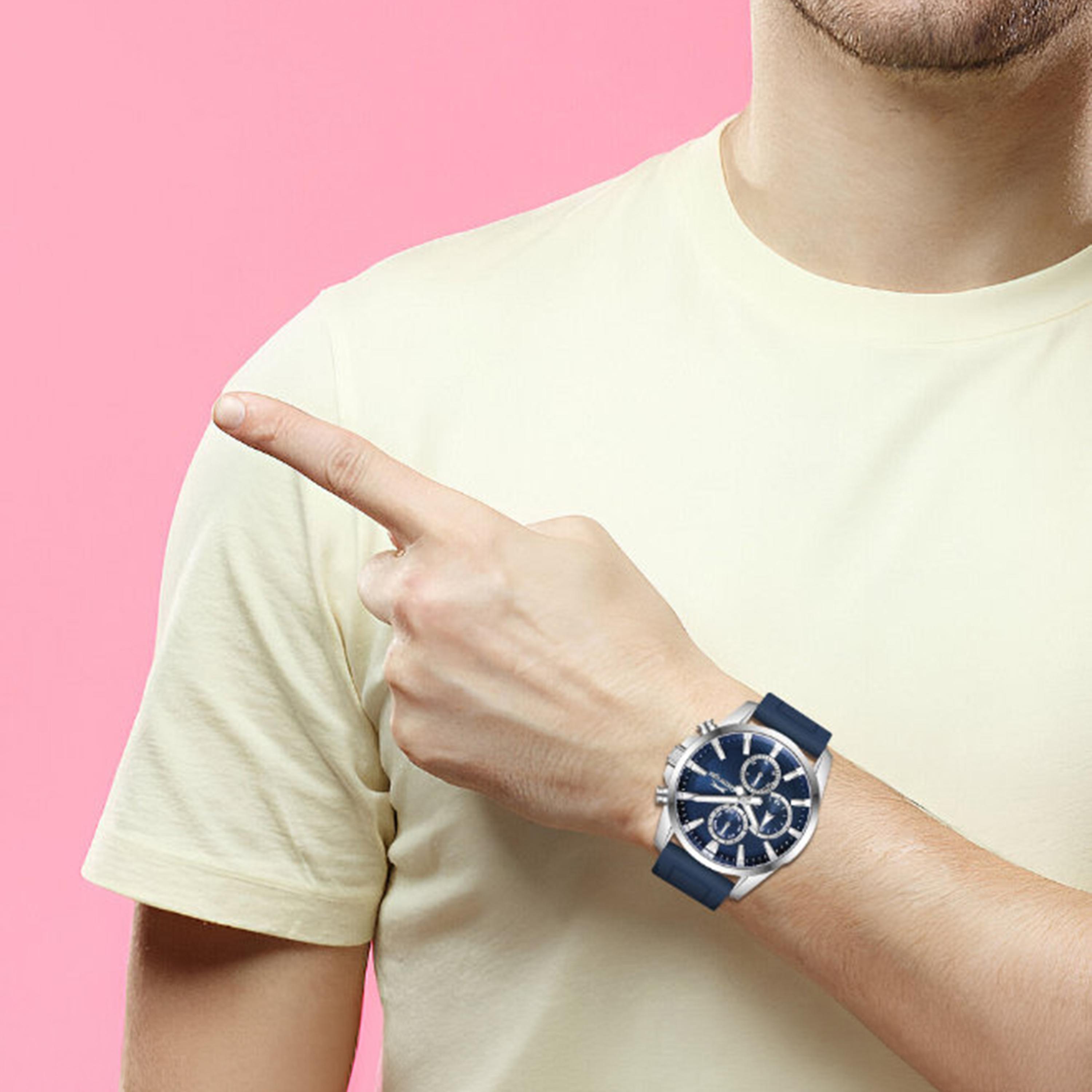Slazenger Men's 42MM Blue Chronograph Silicone Watch | SL.9.2523.2.02-men-watchesandjewellery-watches-image-9