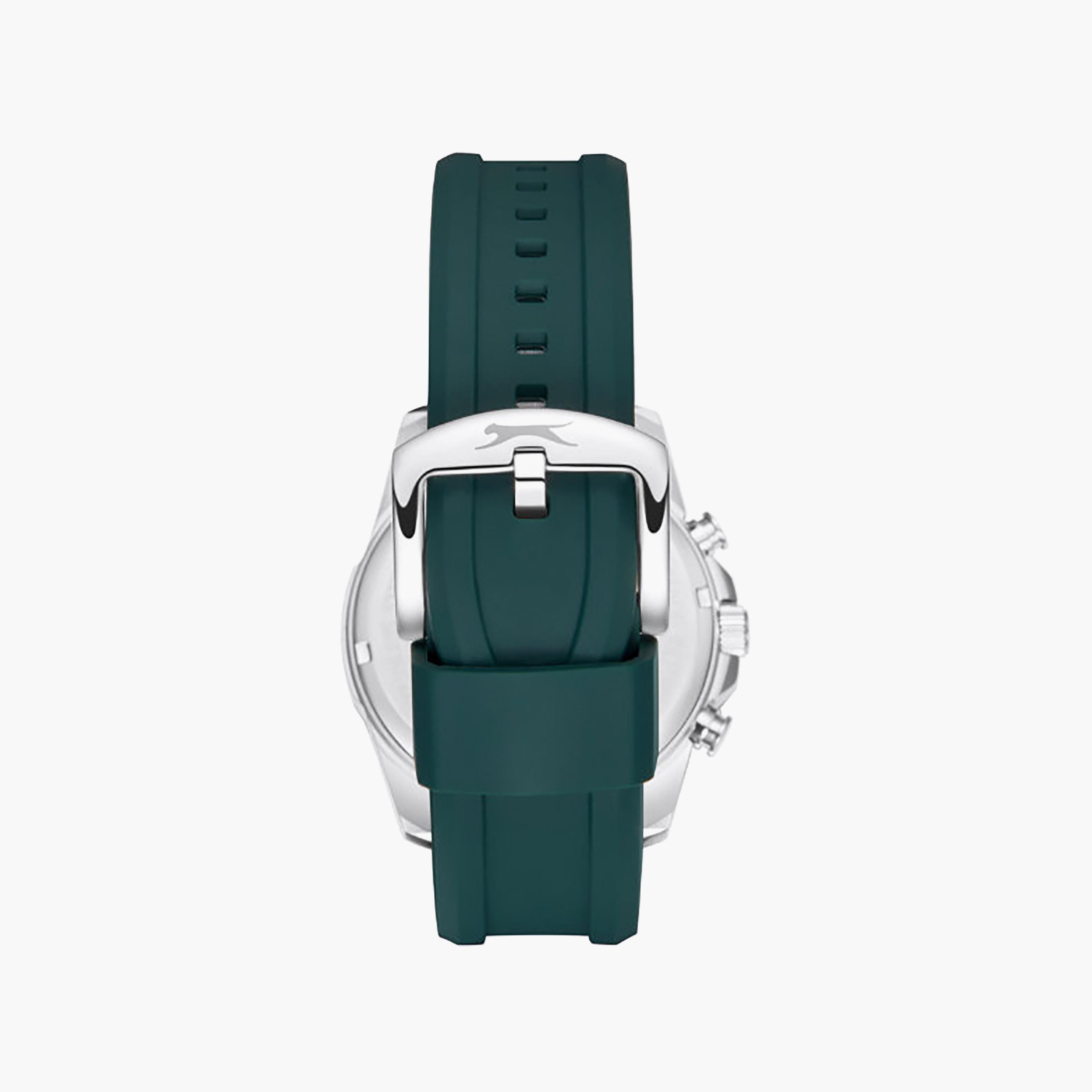 Slazenger Men's 42MM Green Chronograph Silicone Watch | SL.9.2523.2.03-men-watchesandjewellery-watches-image-4