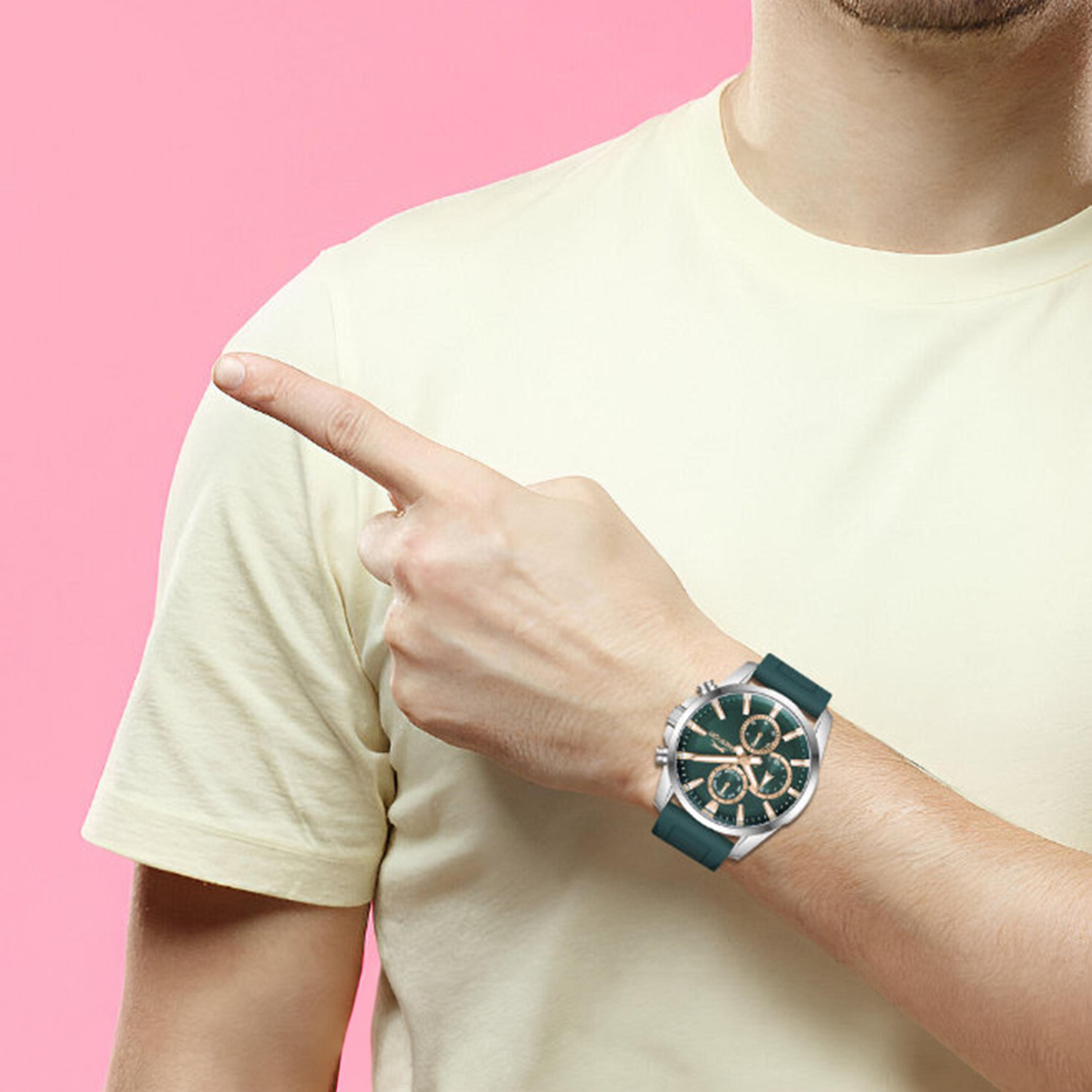 Slazenger Men's 42MM Green Chronograph Silicone Watch | SL.9.2523.2.03-men-watchesandjewellery-watches-image-9