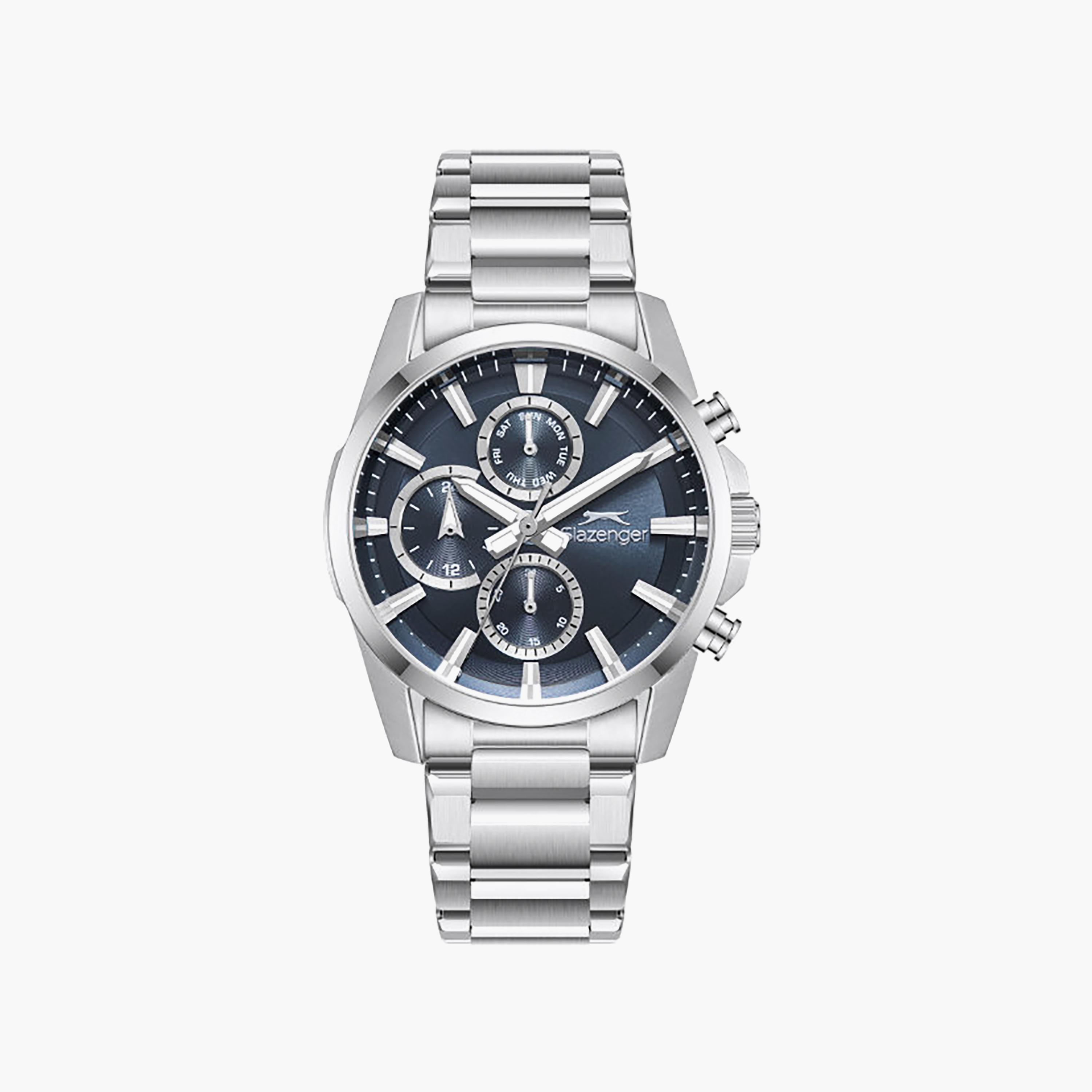 Slazenger Men's 42MM Silver Chronograph Metal Watch | SL.9.2552.2.02-men-watchesandjewellery-watches-image-1