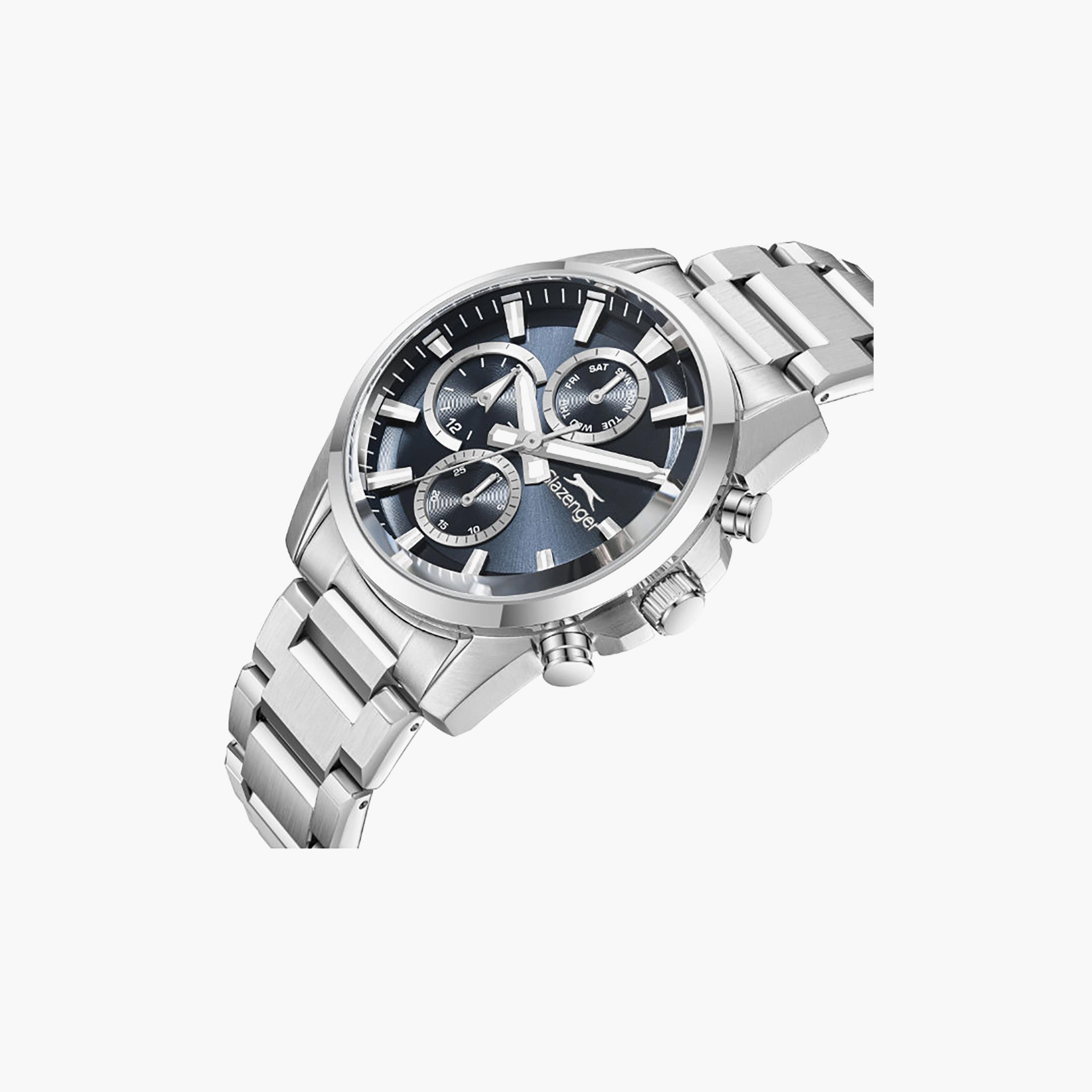 Slazenger Men's 42MM Silver Chronograph Metal Watch | SL.9.2552.2.02-men-watchesandjewellery-watches-image-2