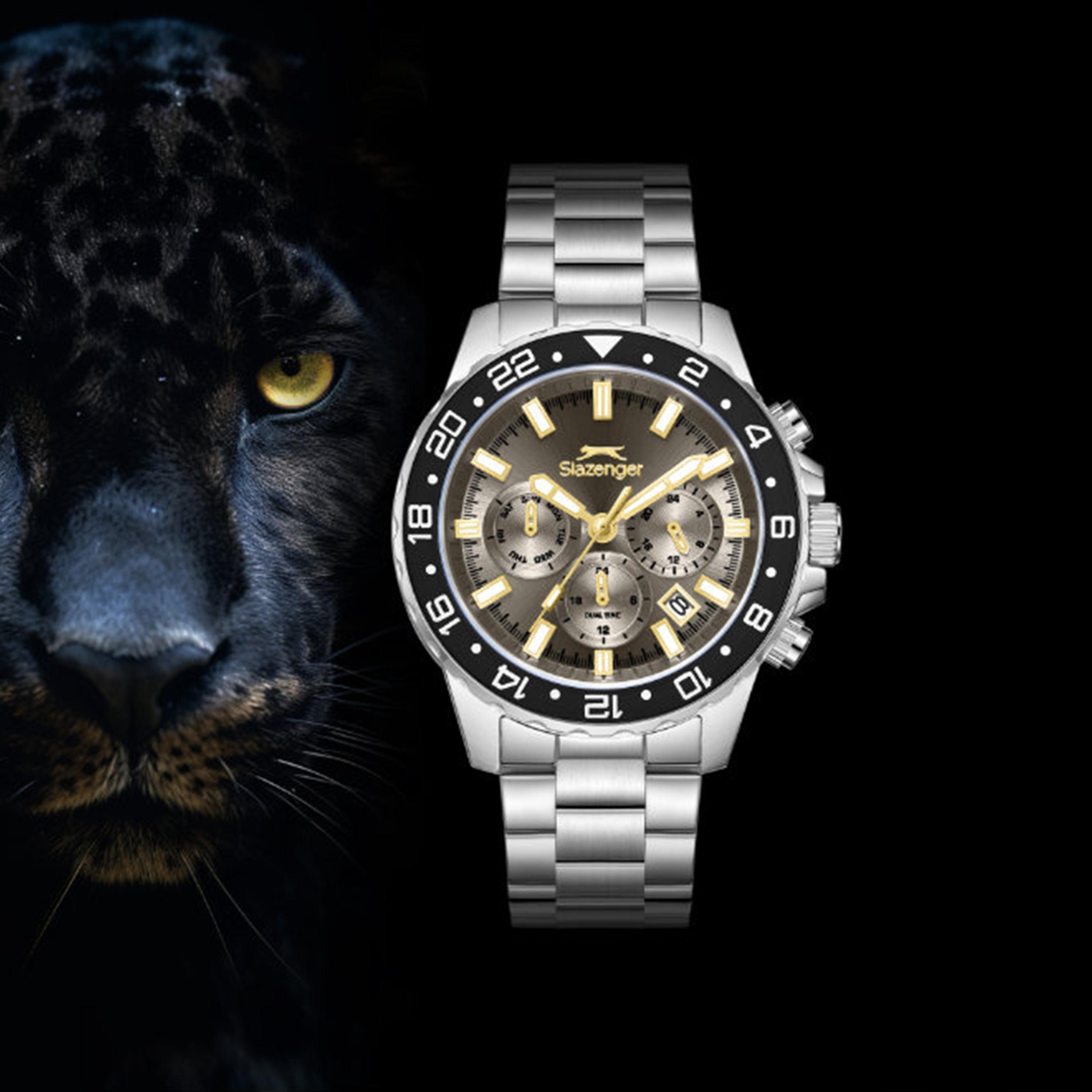 ساعة كرونوغراف معدن باللون الفضي 42 مم للرجال من سلازينجر | SL.9.2552.2.06-men-watchesandjewellery-watches-image-8