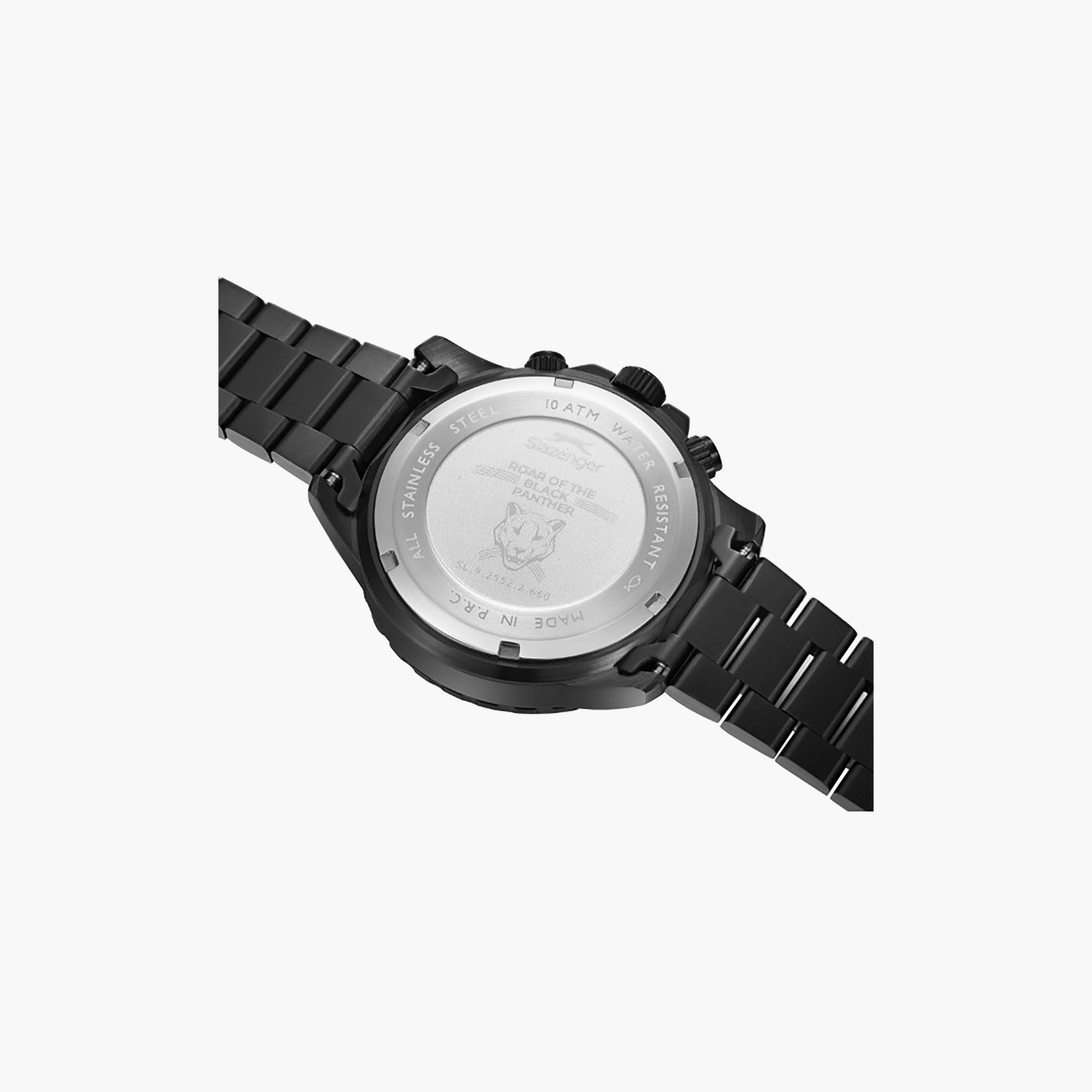 ساعة كرونوغراف معدن باللون الأسود 42 مم للرجال من سلازينجر | SL.9.2552.2.660-men-watchesandjewellery-watches-image-4