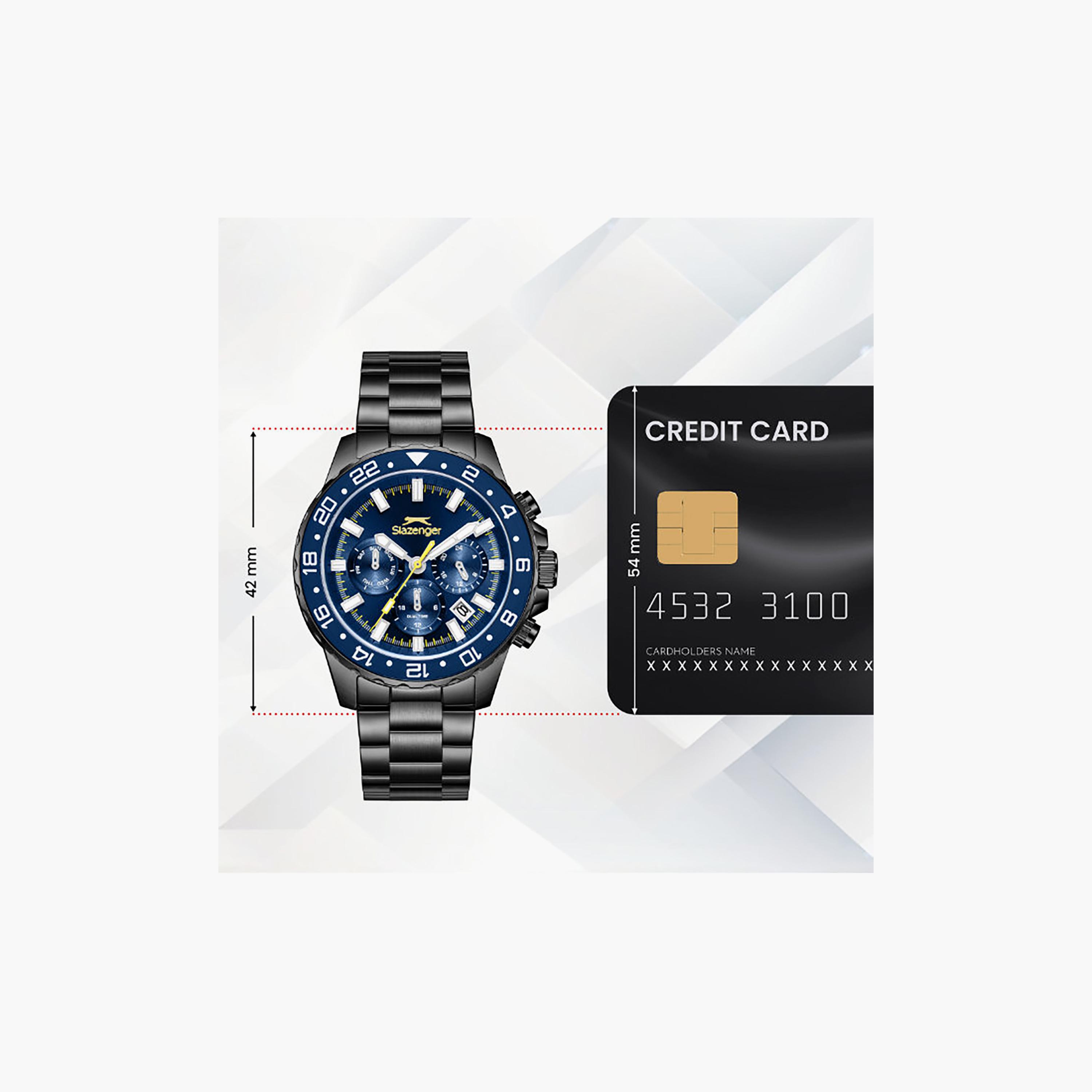 ساعة كرونوغراف معدن باللون الأسود 42 مم للرجال من سلازينجر | SL.9.2552.2.660-men-watchesandjewellery-watches-image-6