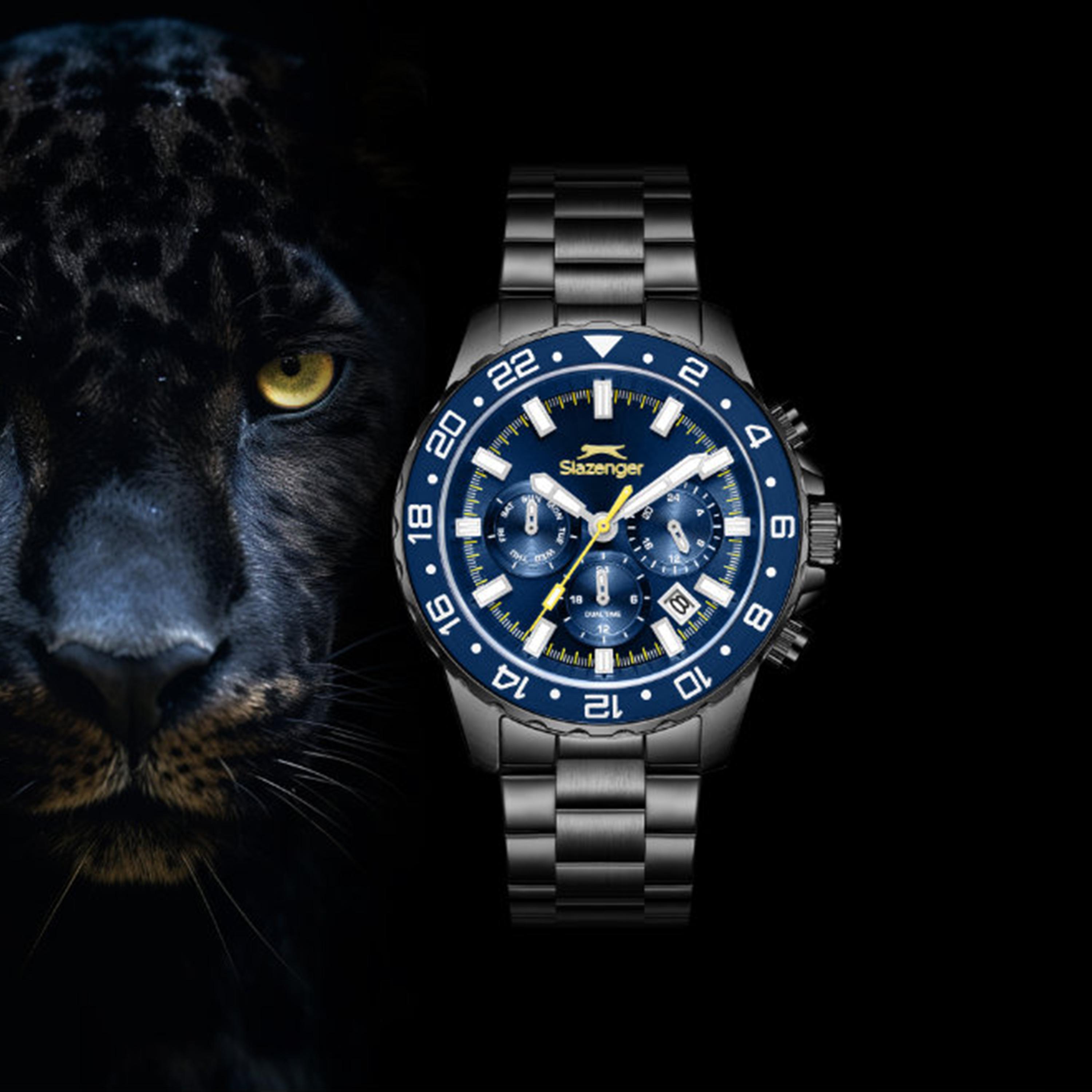 ساعة كرونوغراف معدن باللون الأسود 42 مم للرجال من سلازينجر | SL.9.2552.2.660-men-watchesandjewellery-watches-image-8