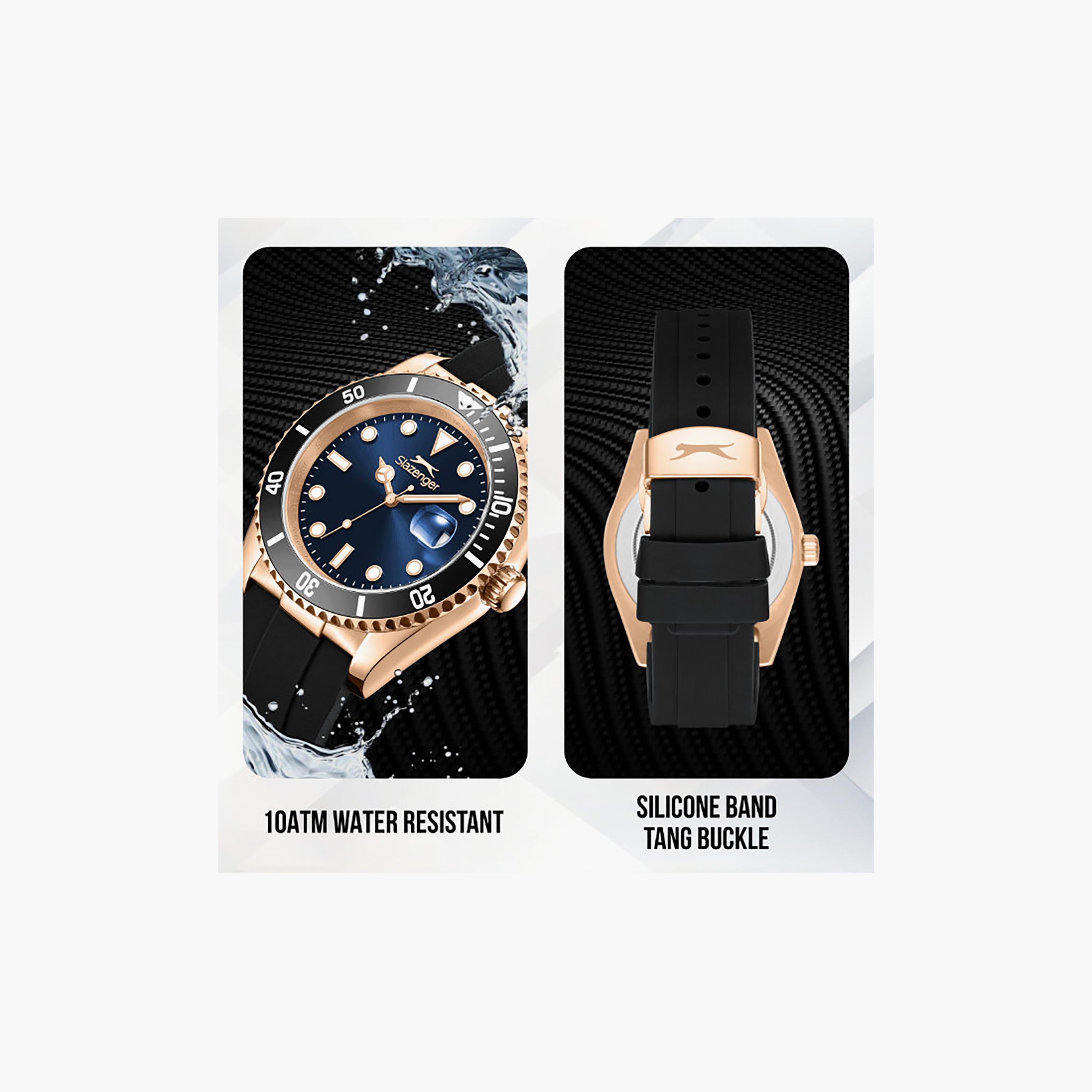 ساعة أنالوج سيليكون باللون الأسود 42 مم للرجال من سلازينجر | SL.9.2571.2.491-men-watchesandjewellery-watches-image-5