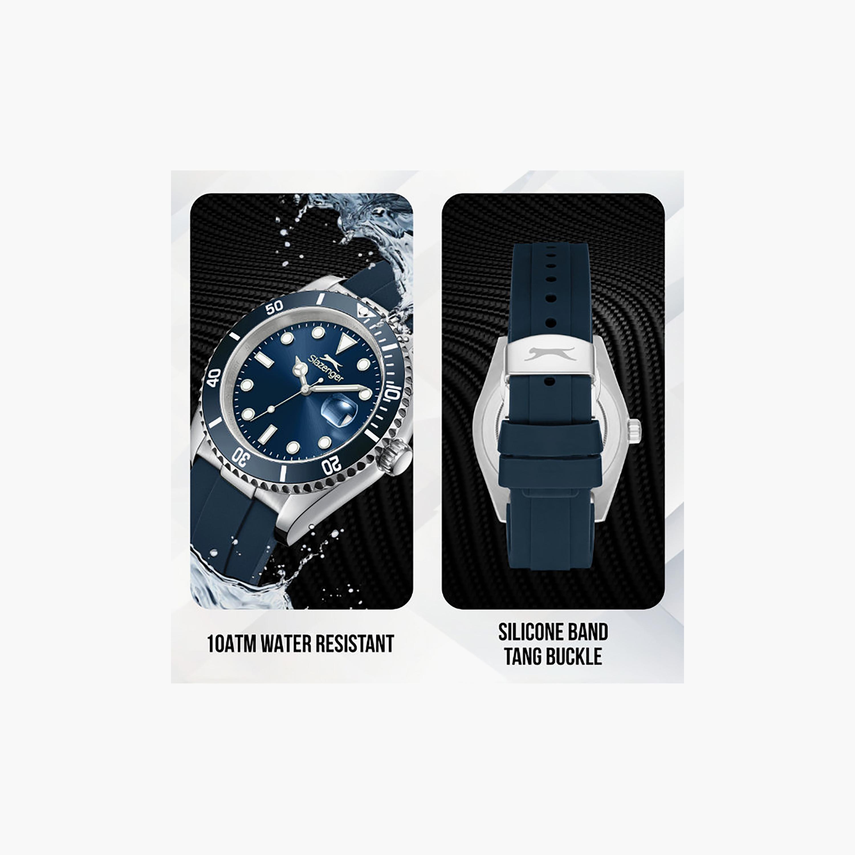 Slazenger Men's 42MM Blue Analog Silicone Watch | SL.9.2571.2.999-men-watchesandjewellery-watches-image-5