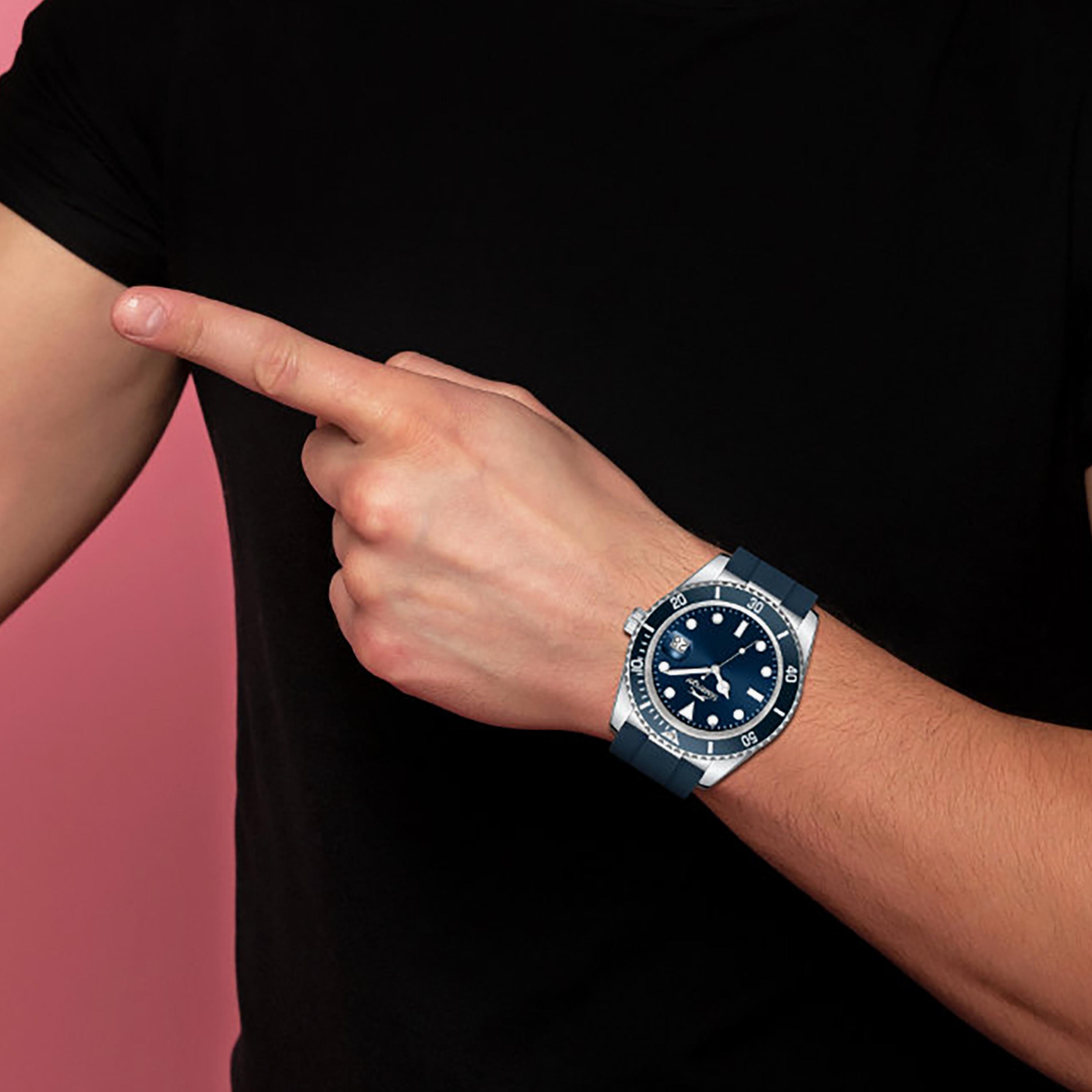 Slazenger Men's 42MM Blue Analog Silicone Watch | SL.9.2571.2.999-men-watchesandjewellery-watches-image-8