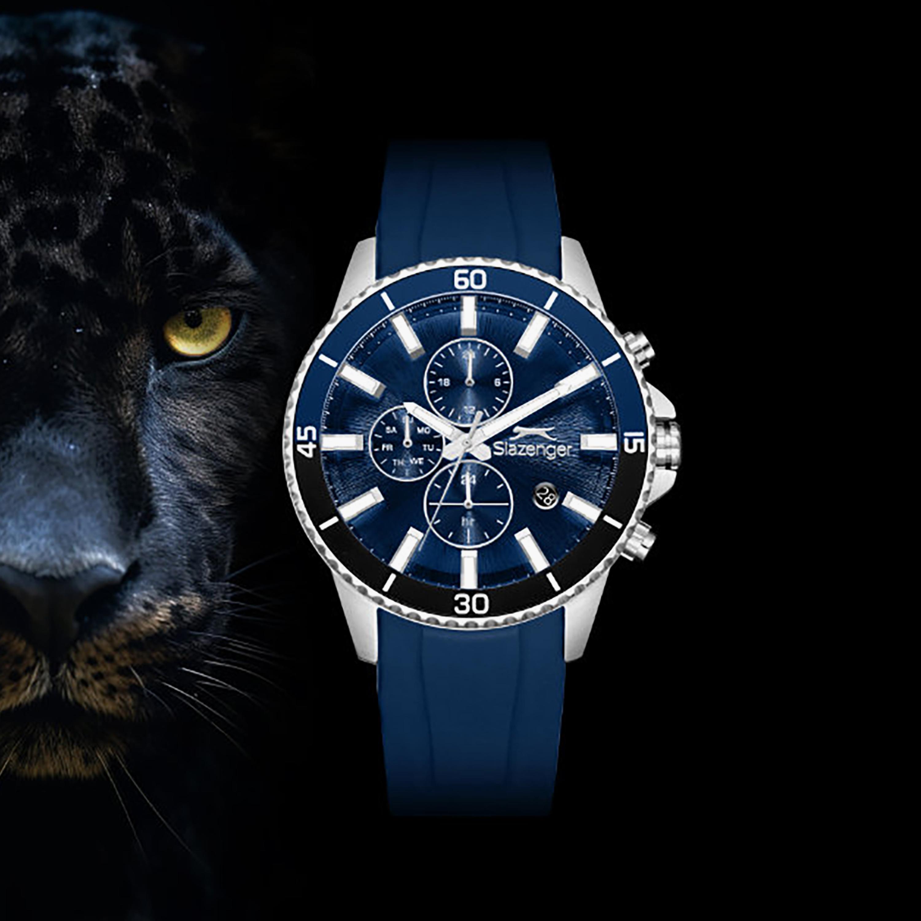 Slazenger Men's 44MM Blue Chronograph Silicone Watch | SL.9.2572.2.399-men-watchesandjewellery-watches-image-8