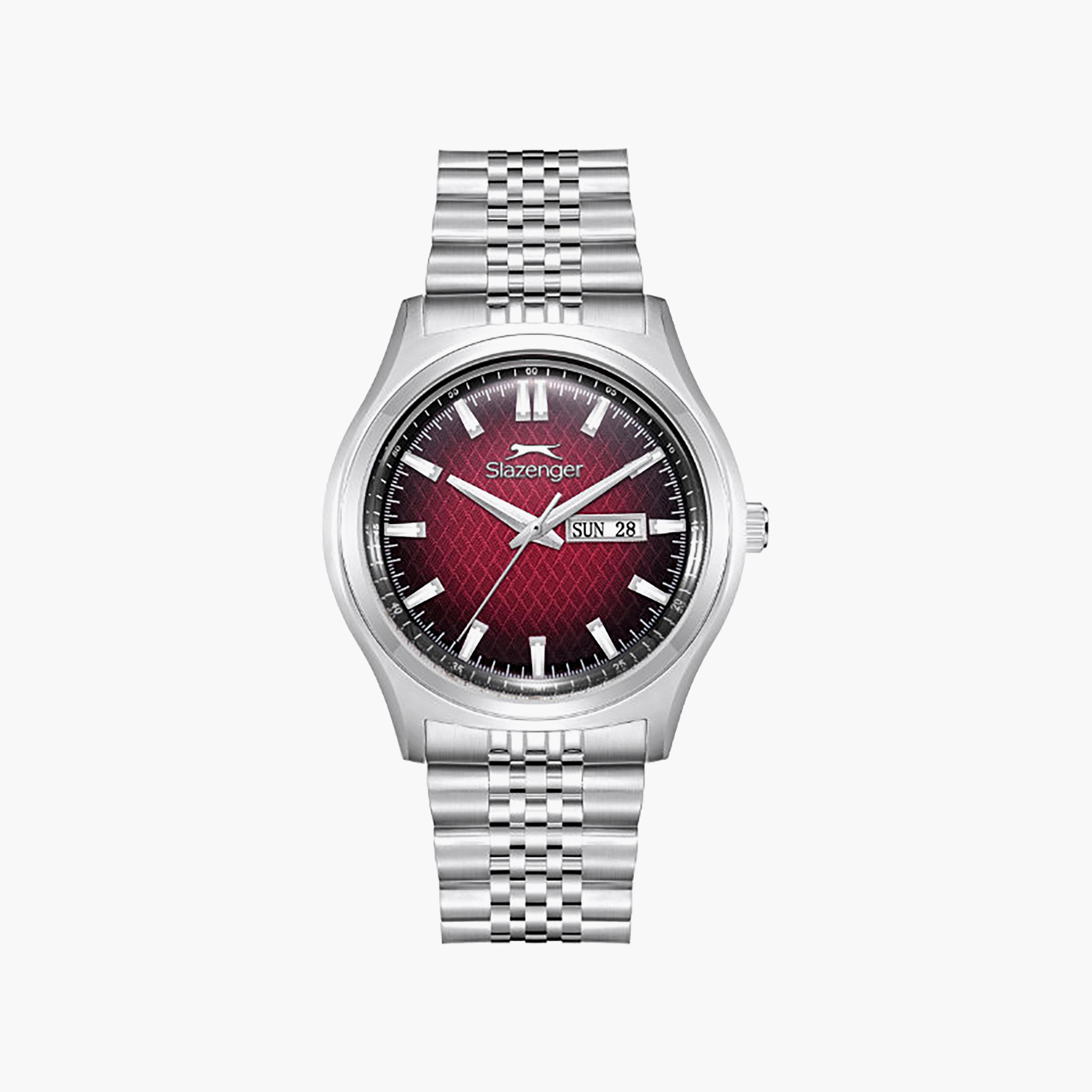 Slazenger Men's 42MM Silver Analog Metal Watch | SL.9.2573.1.380-men-watchesandjewellery-watches-image-1