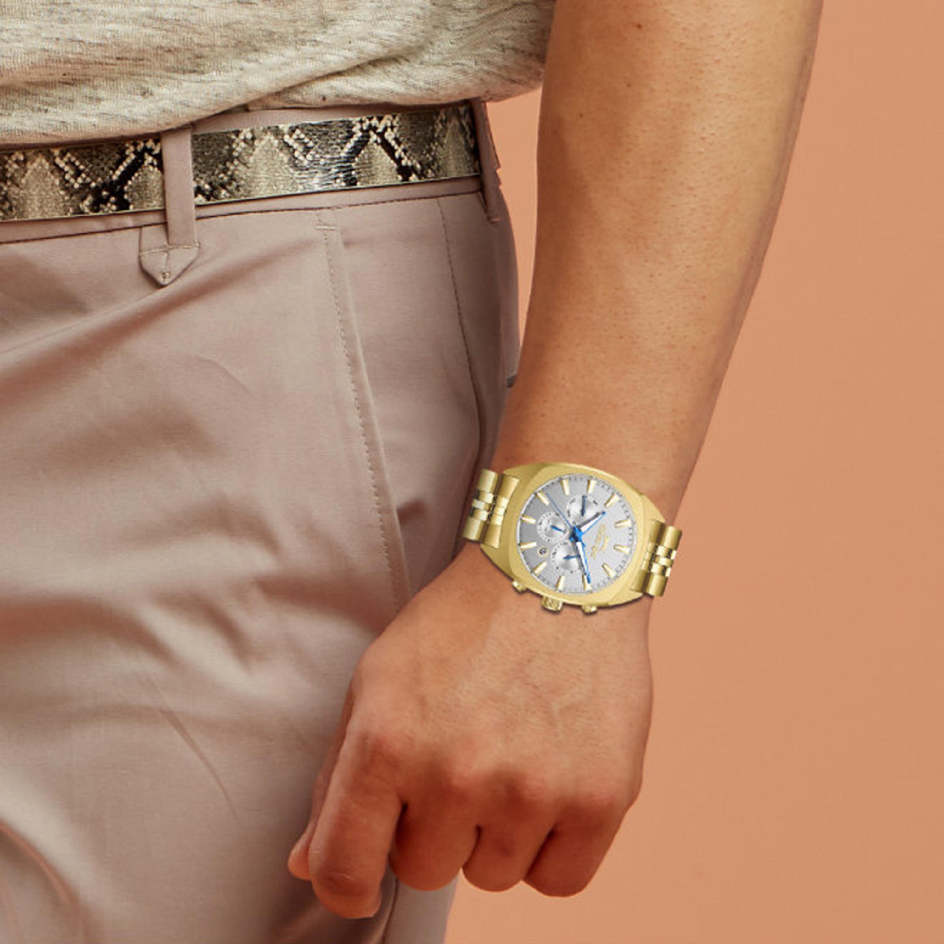 ساعة كرونوغراف معدن باللون الذهبي 41 مم للرجال من سلازينجر | SL.9.2574.2.130-men-watchesandjewellery-watches-image-9