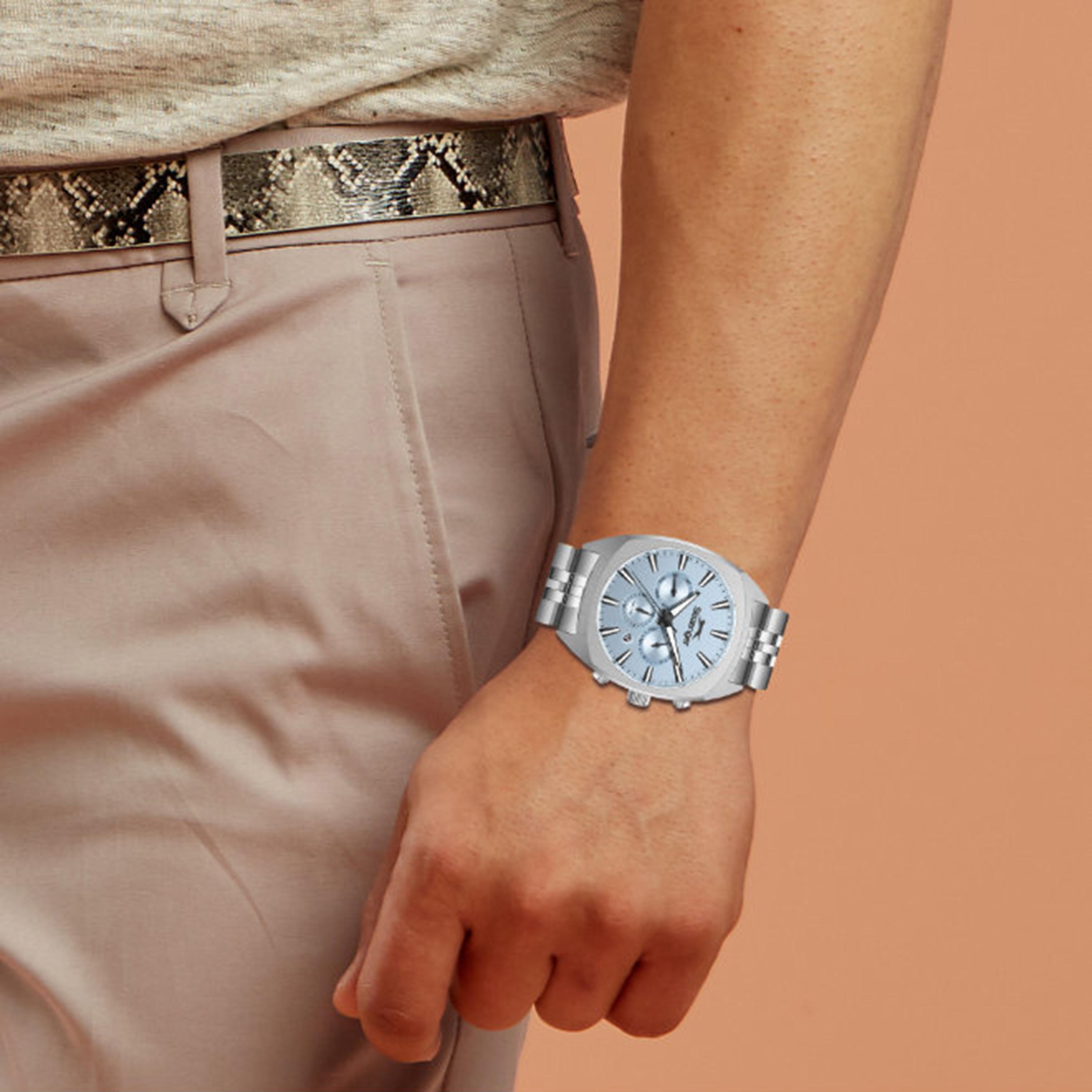 ساعة كرونوغراف معدن باللون الفضي 41 مم للرجال من سلازينجر | SL.9.2574.2.300-men-watchesandjewellery-watches-image-9
