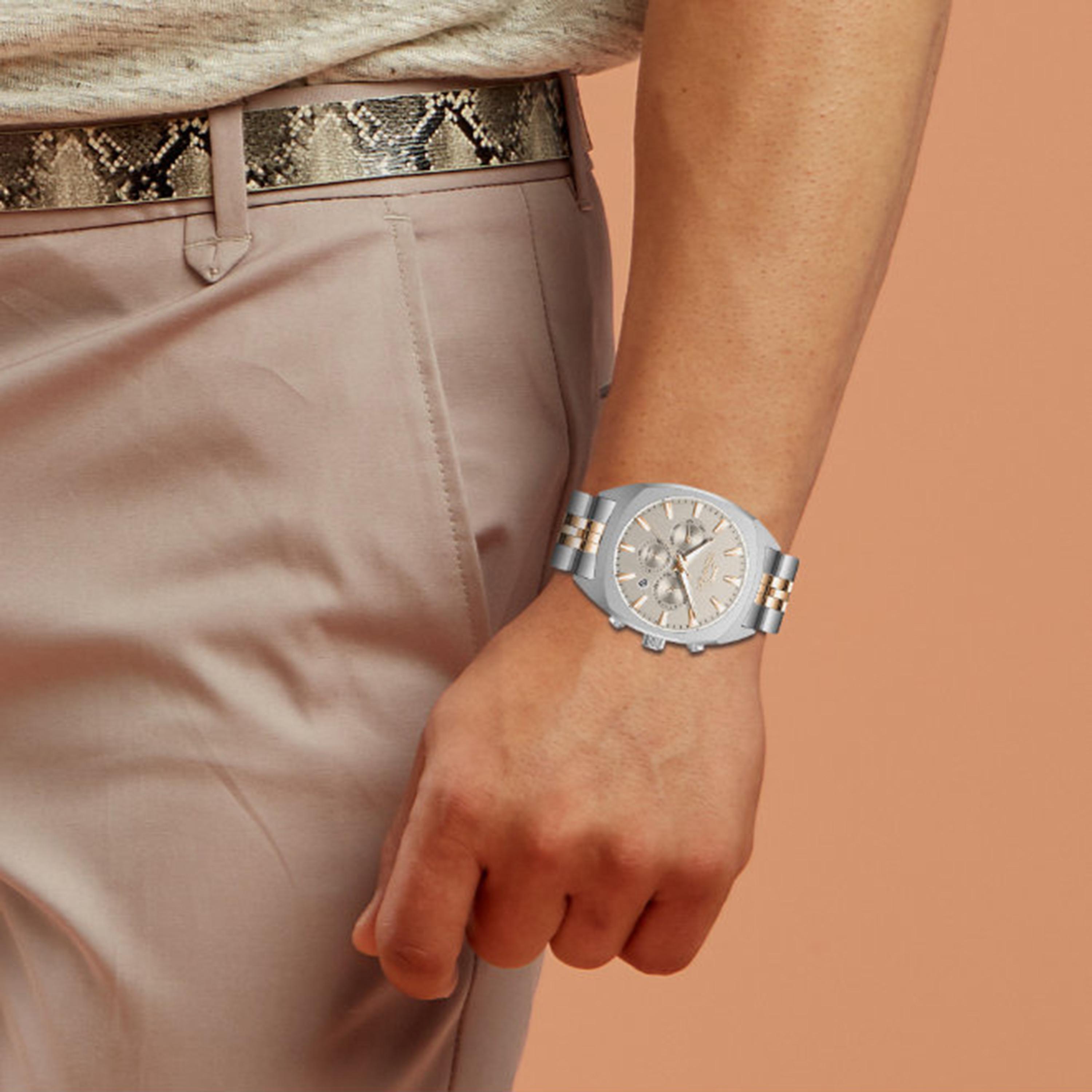 Slazenger Men's 41MM Silver & Gold Chronograph Metal Watch | SL.9.2574.2.360-men-watchesandjewellery-watches-image-9