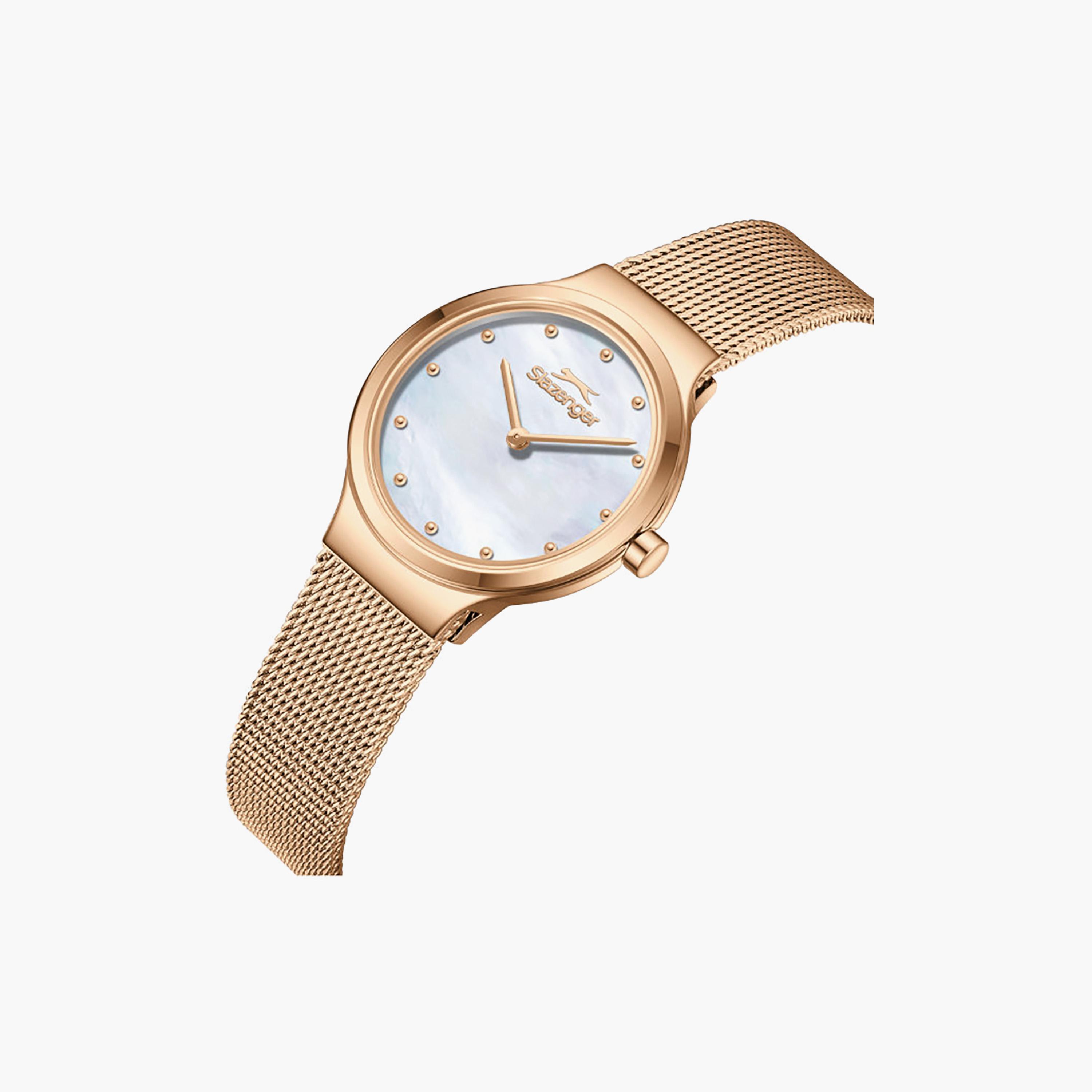 Slazenger Women's 30MM Rose Gold Analog Mesh Watch | SL.9.2587.3.420-women-watchesandjewellery-watches-image-2