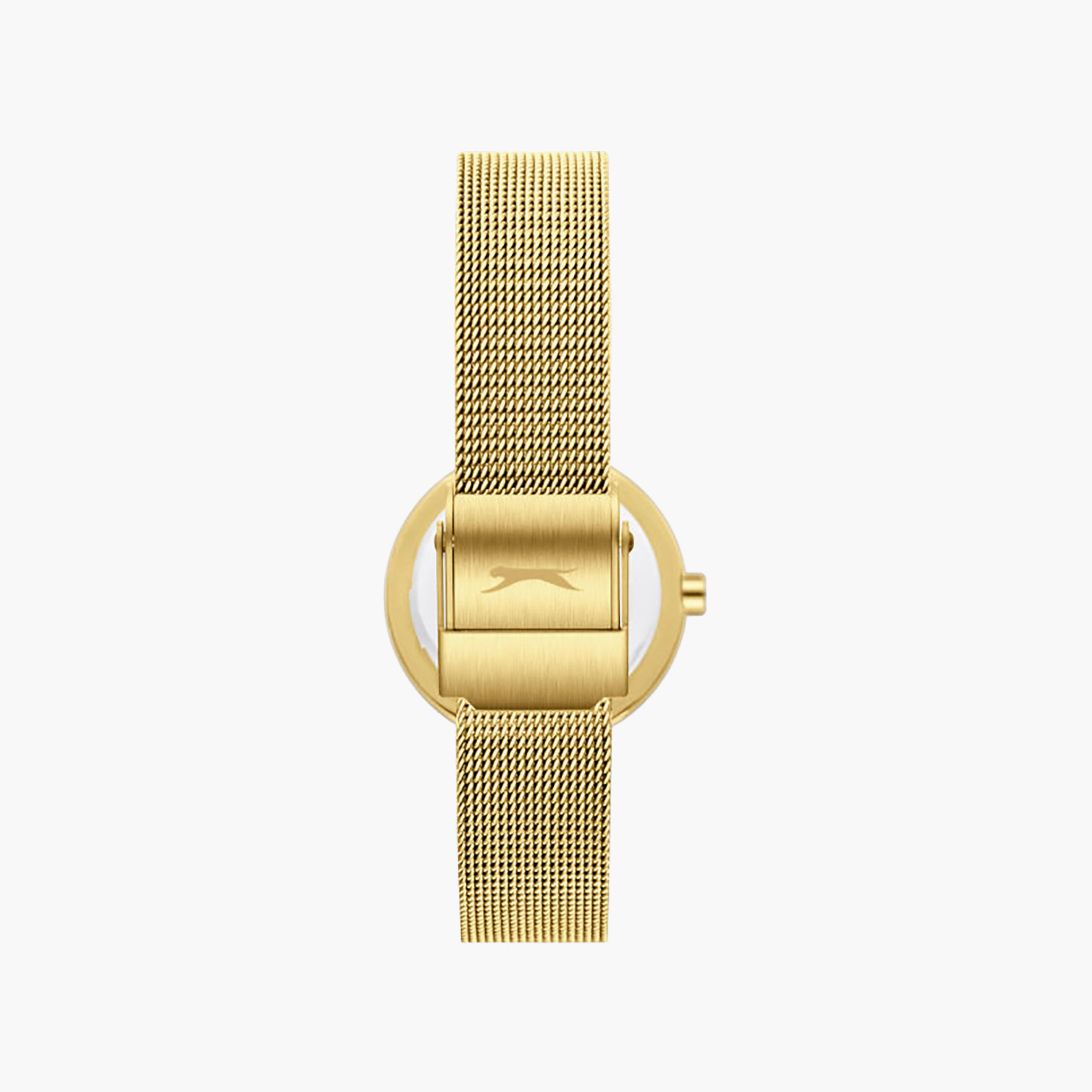 Slazenger Women's 26MM Gold Analog Mesh Watch | SL.9.2592.3.120-women-watchesandjewellery-watches-image-4